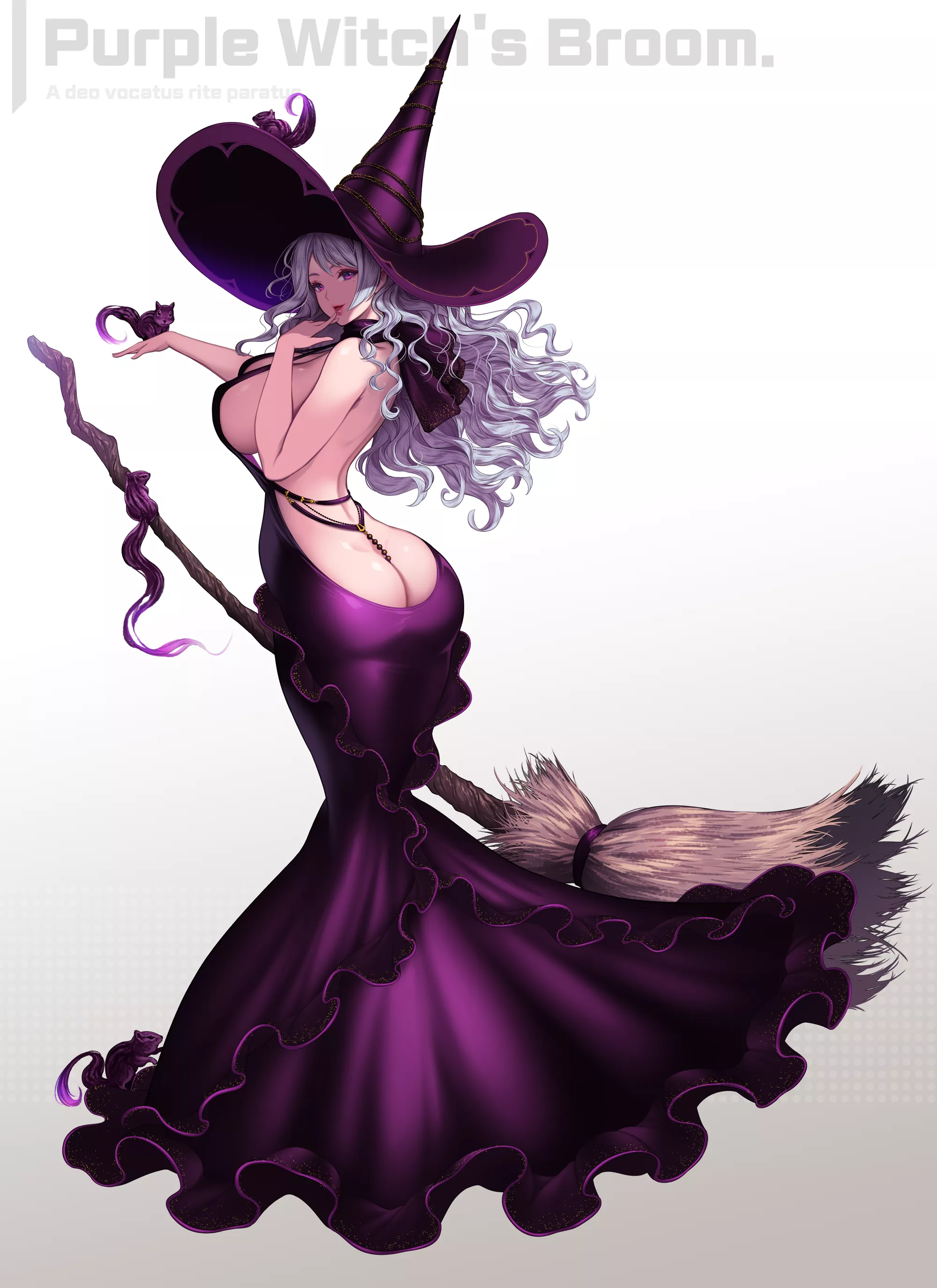 Curvy purple witch (RareStone)