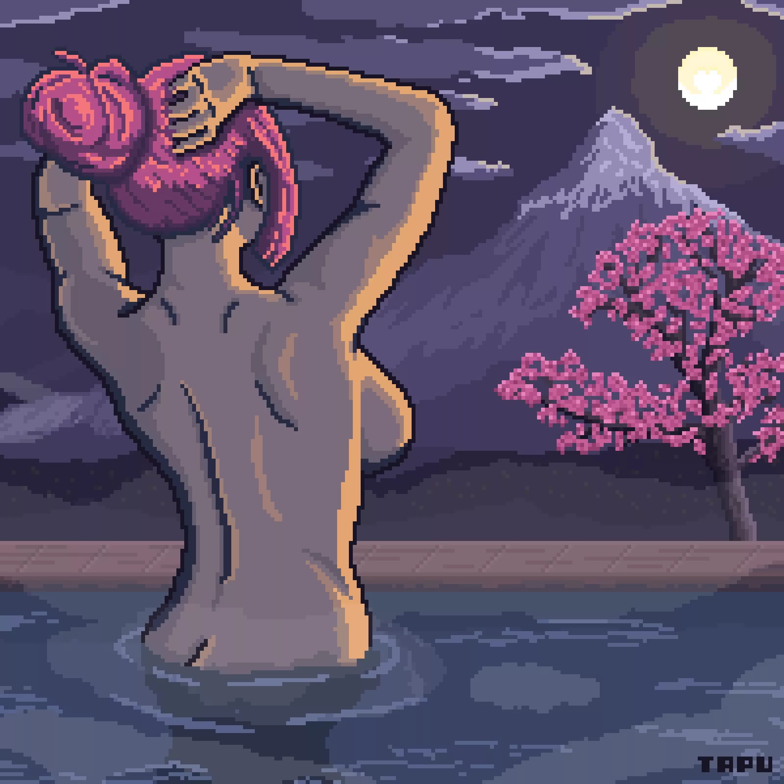 ��?Curvy Zen (Jesscia Nirgi pixel art piece)