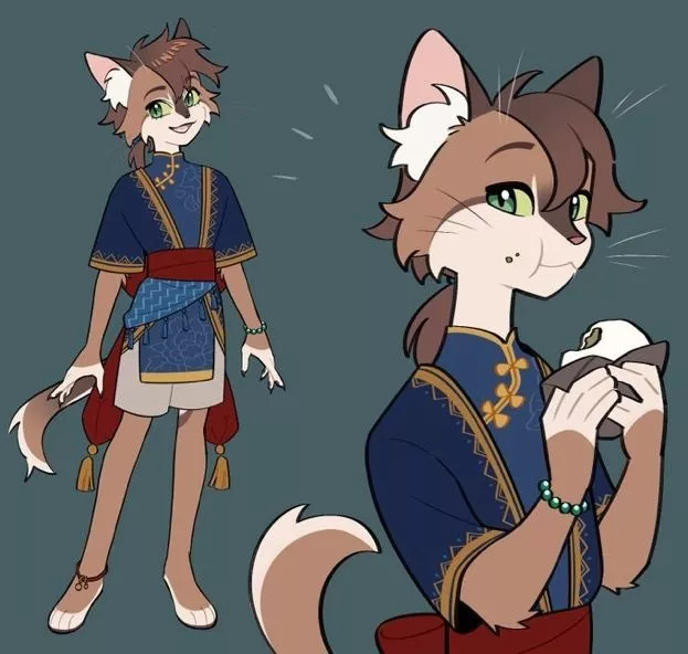 Cute Catboy Thingy (I believe it's made by @bananacatlah on Twitter, but I'm unable to find an original post.)