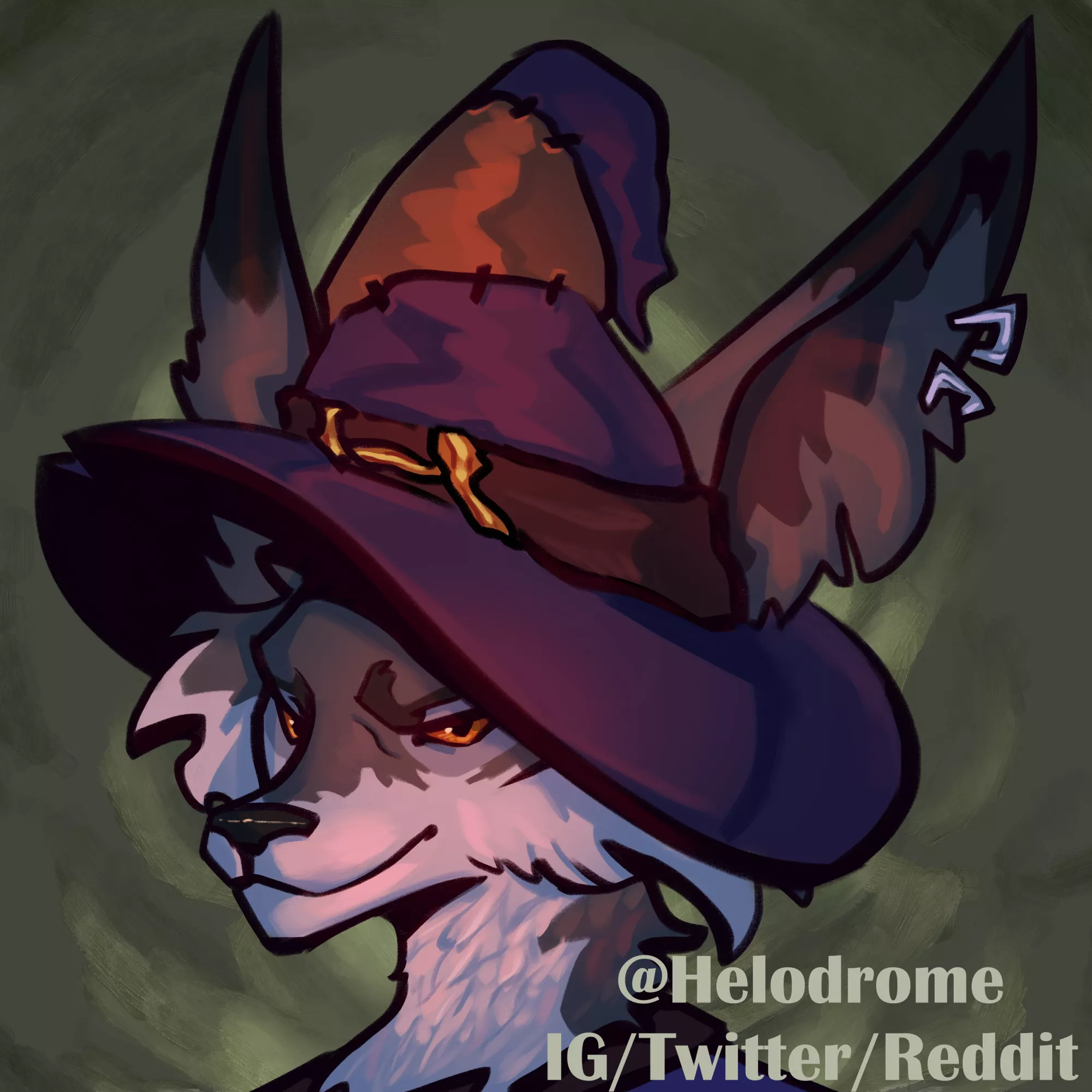 Cute little hat fellow drawn for a commission recently! (Art by me)