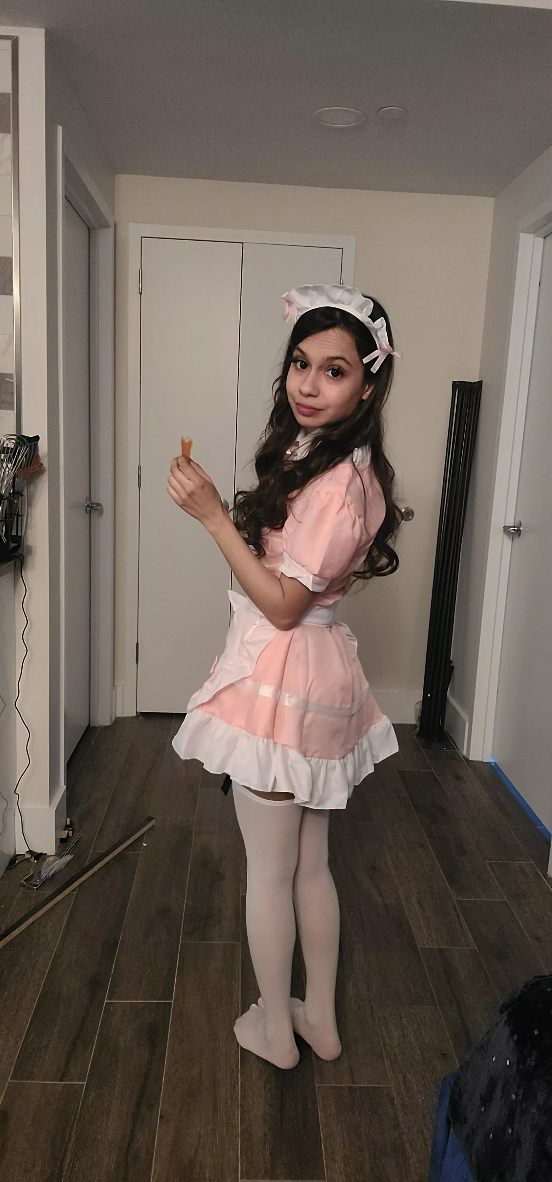 Cutest girl in a maid outfit