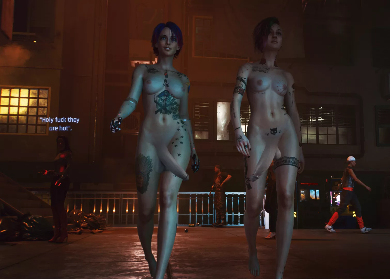 Cyberpunk 2077 - Swinging dicks.