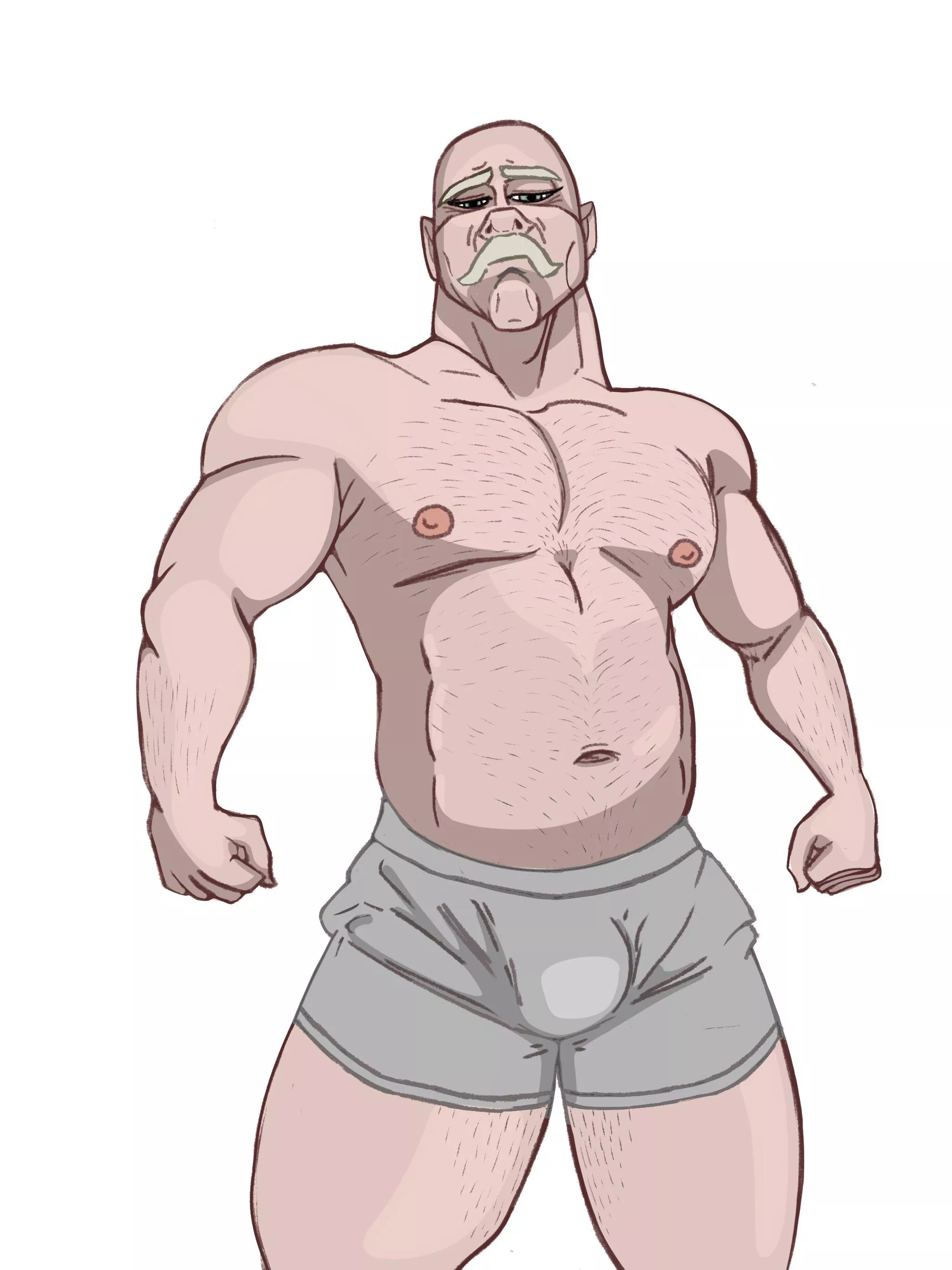 Daddys and tight gym shorts (leontheesensei)