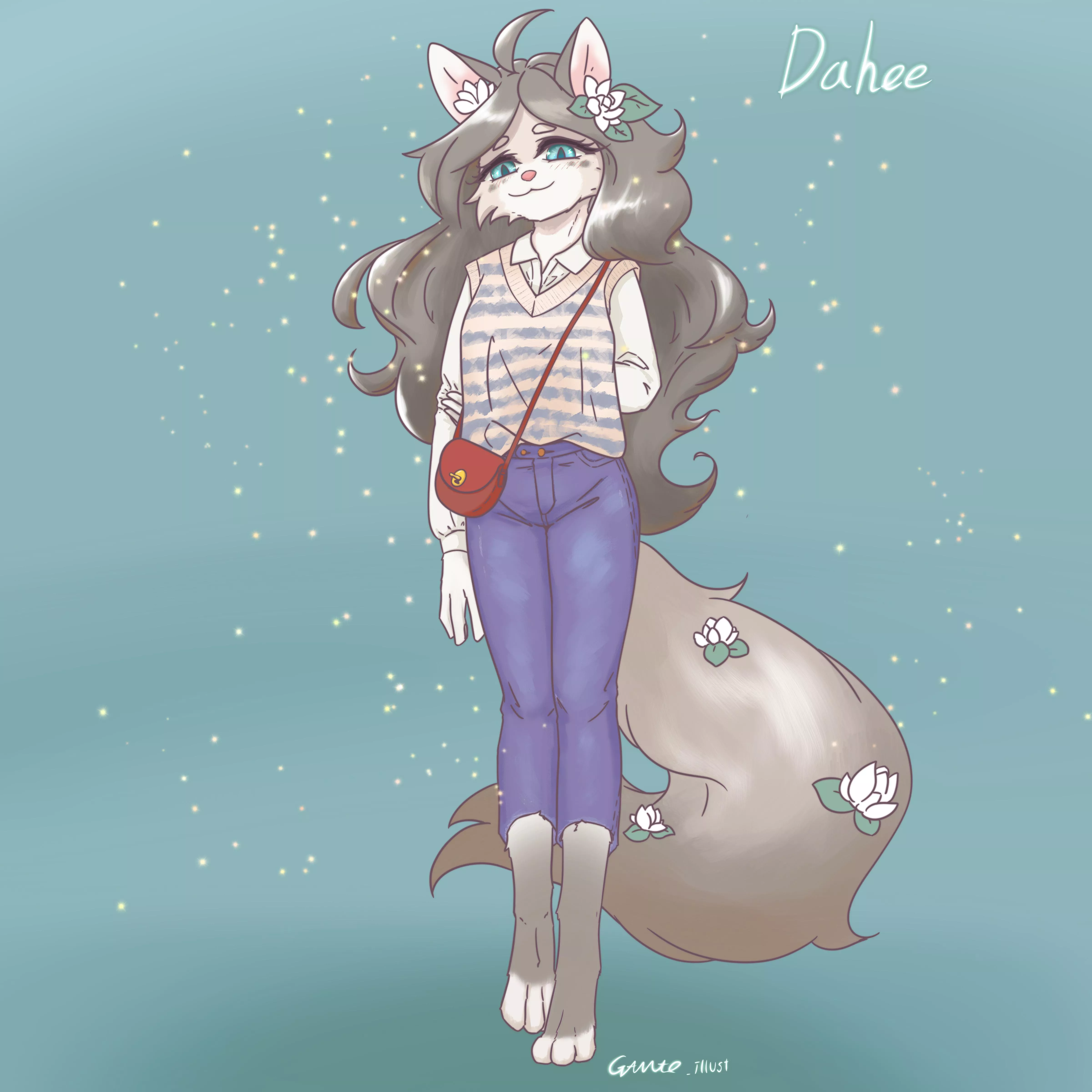 Dahee the cat commission [I Draw]