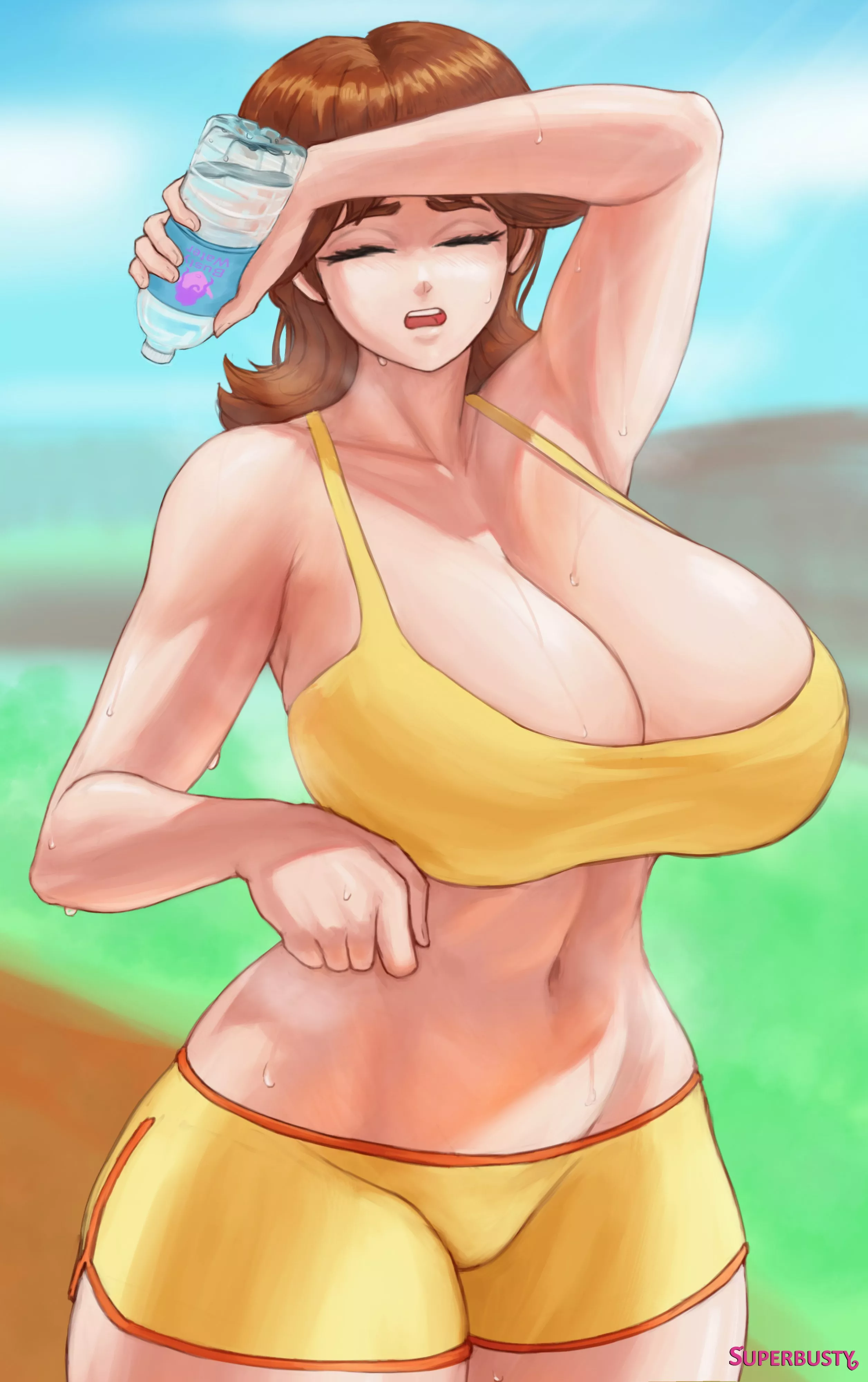 Daisy Hot Workout (Superbusty) [Mario]