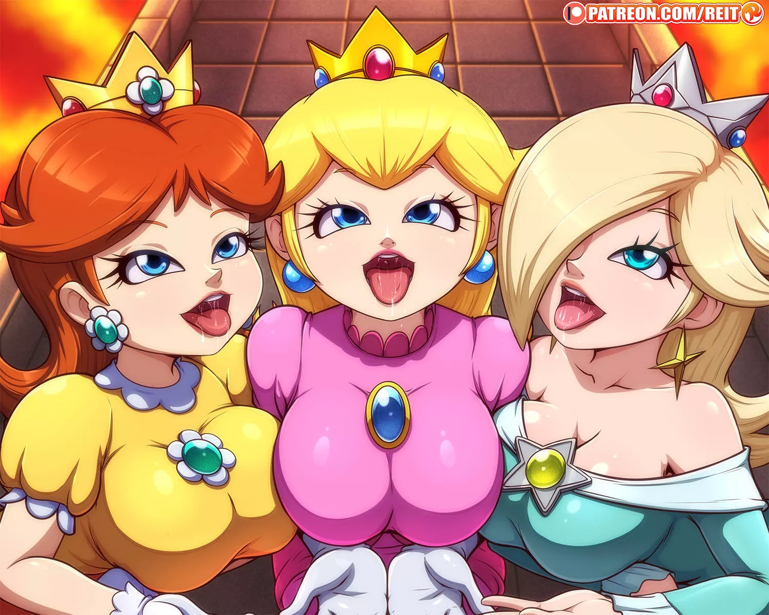 Daisy, Peach & Rosalina (Rei)