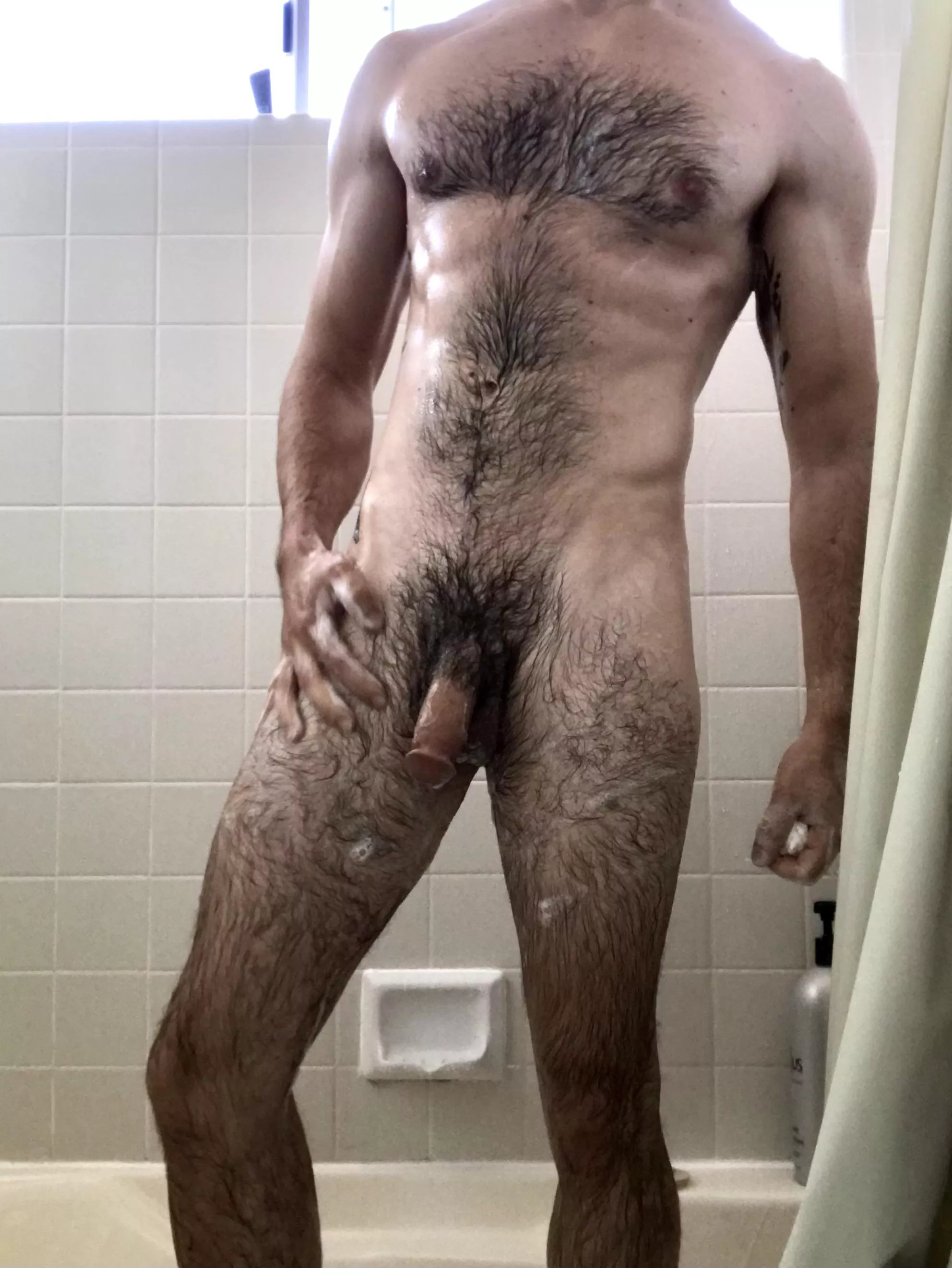 Danglin’ dingdong in the shower…