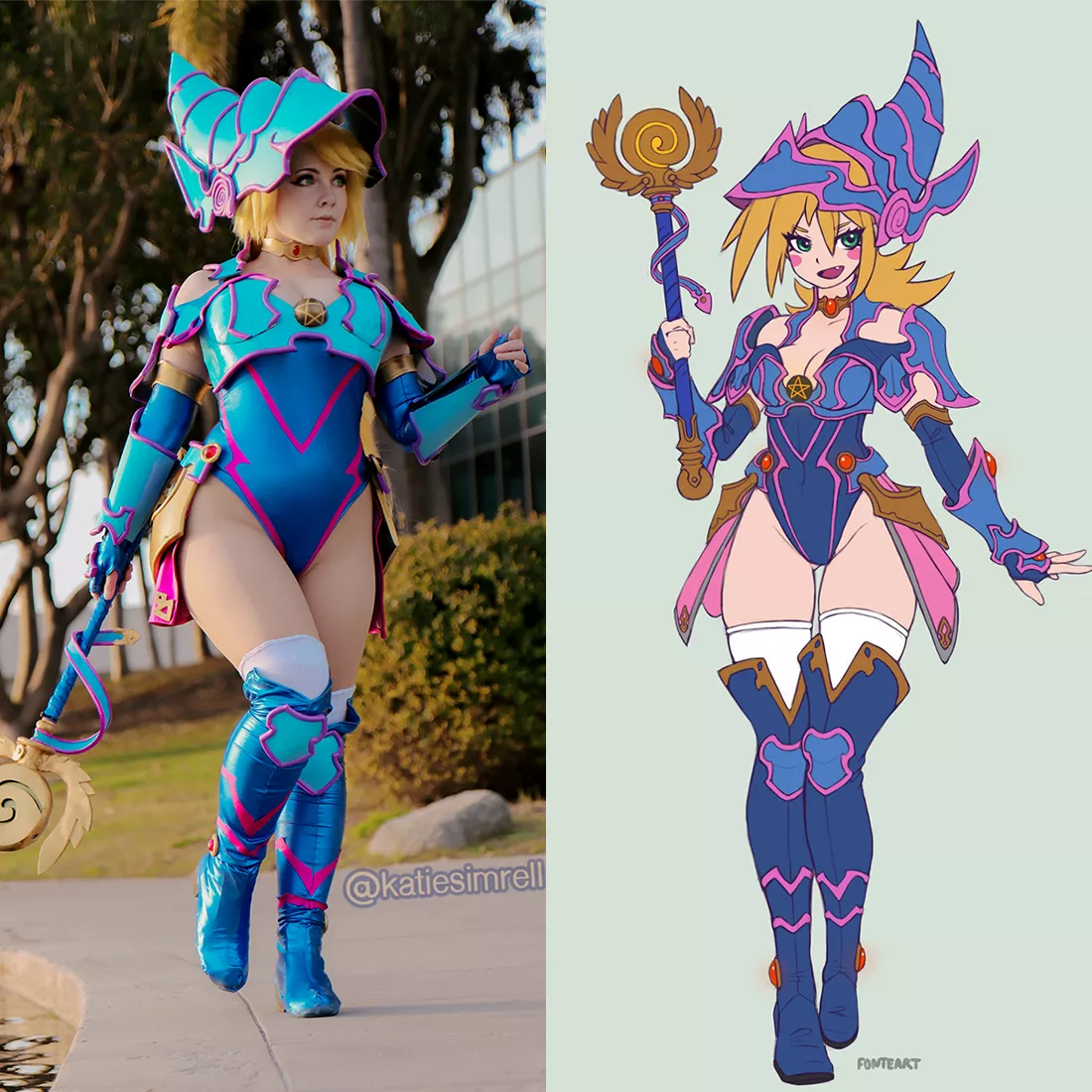 Dark Magician Girl Redesigned! by simrell