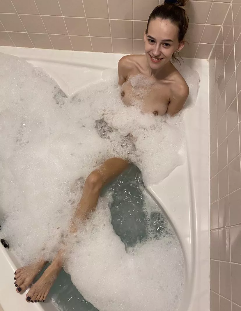 dark nipples and bubbles