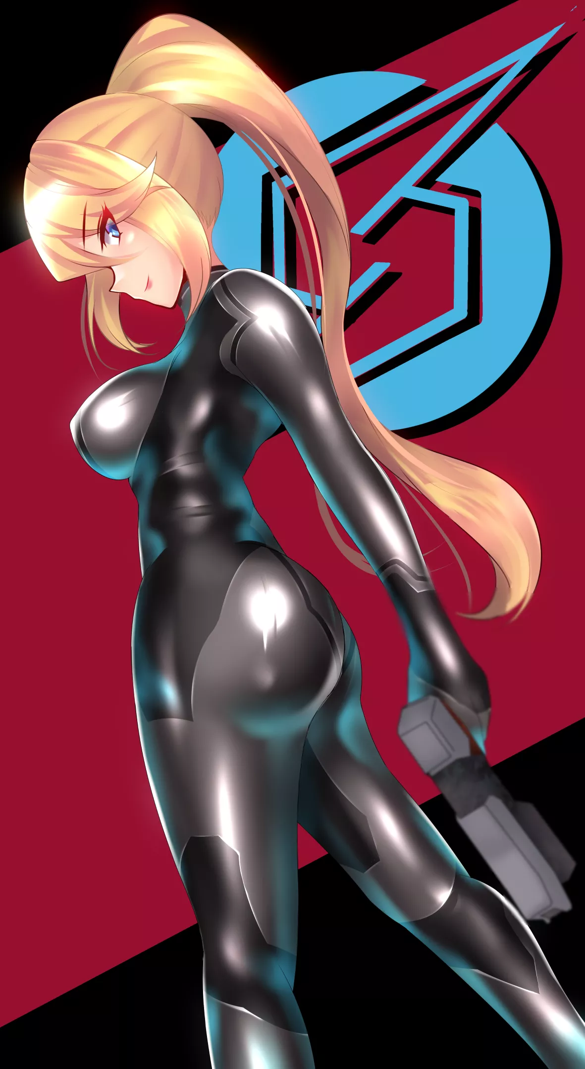 Dark Suited Zero Suit Samus (Volyz) [Metroid]