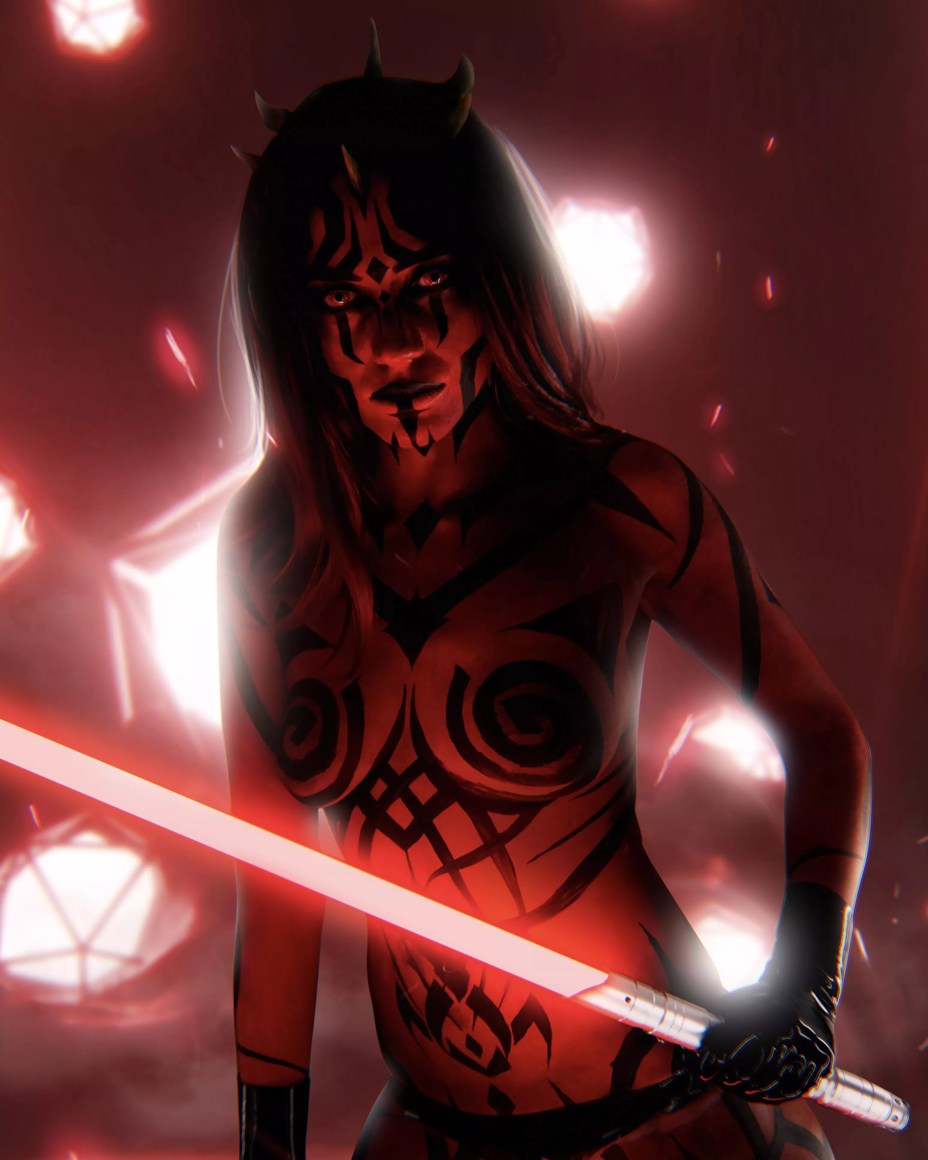 Darth Maul genderbend by TOMI T REX