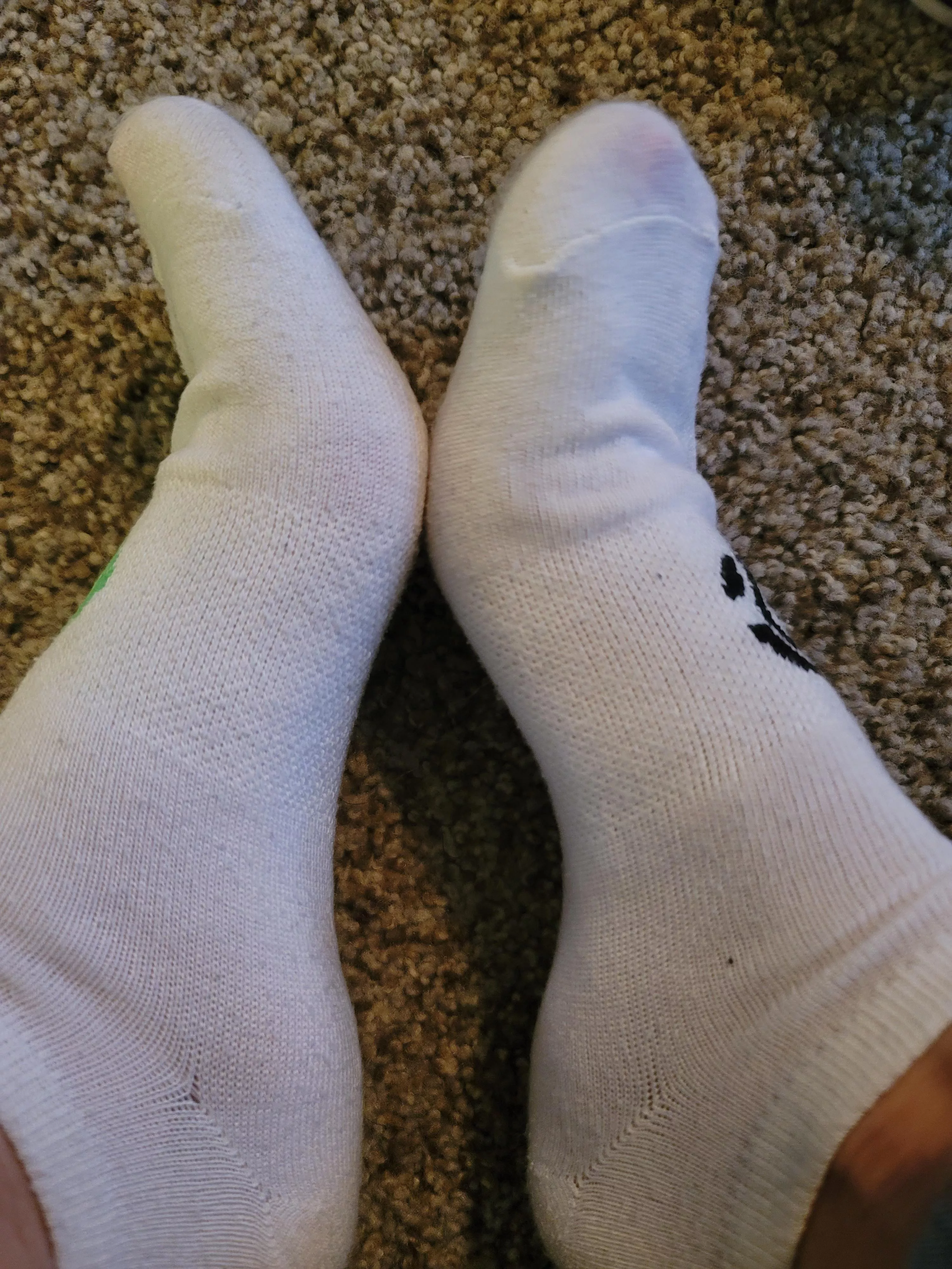 day 2, I'm out of plain white socks now. yall bought all of my wet, stinky socks.