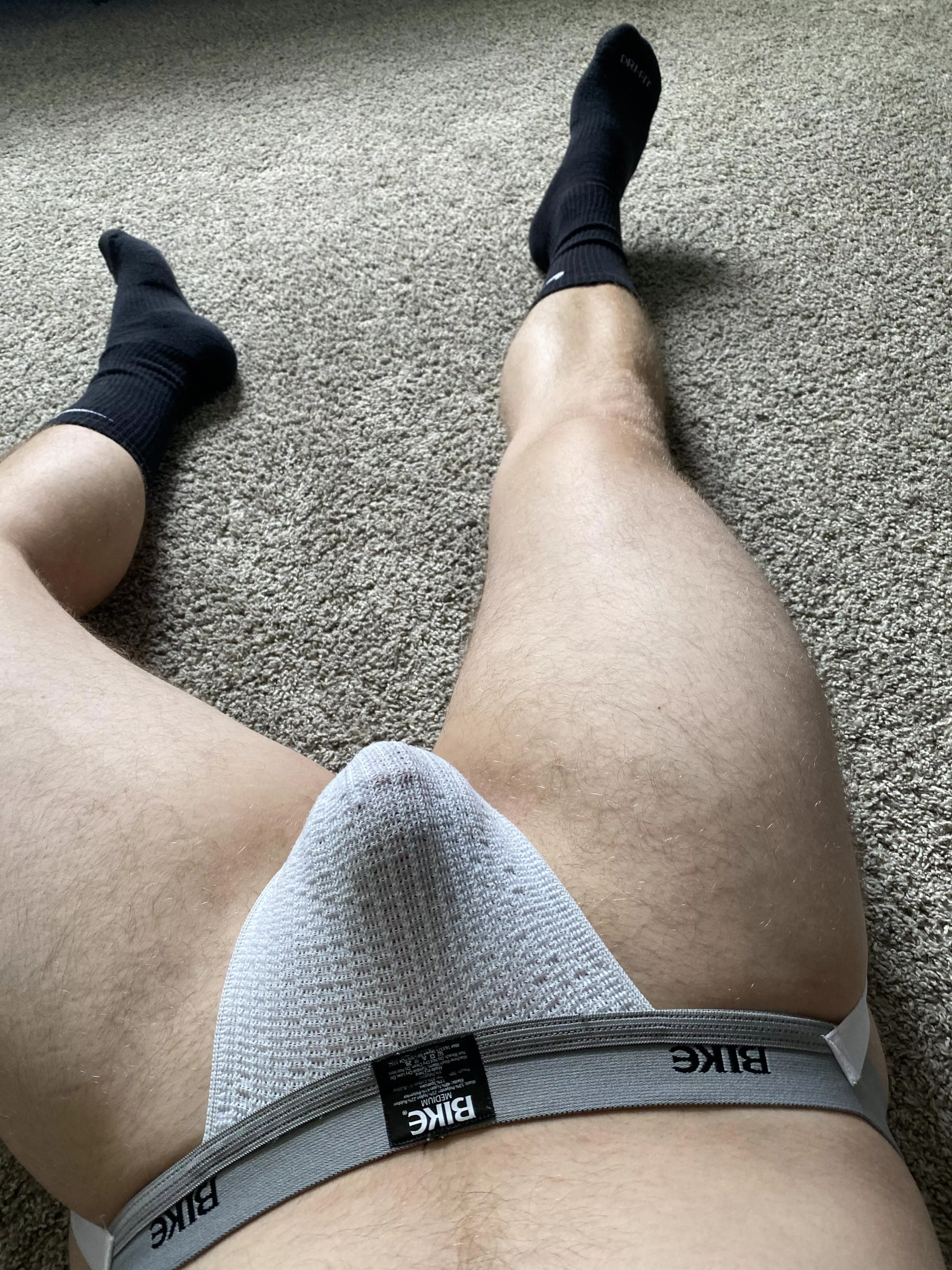 Decided to wear my jockstrap to the gym since it is international jockstrap day. Hopefully some guys get a good look.