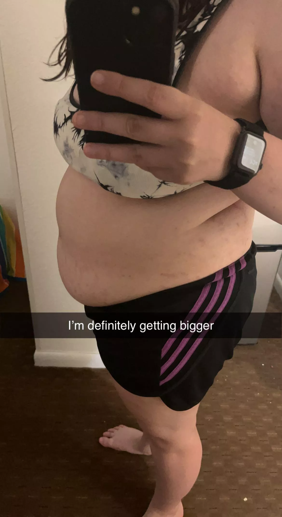 Definitely getting a bigger belly