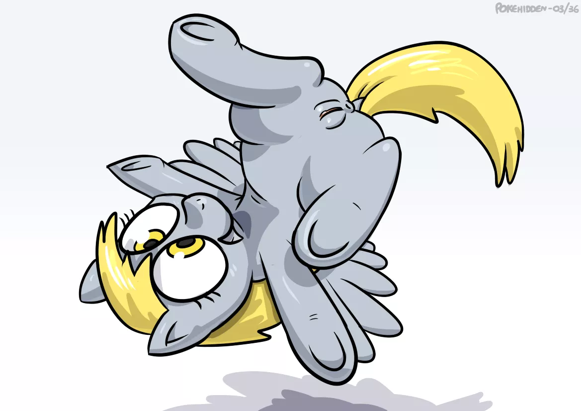 Derpy Presenting Her Silly Self to You