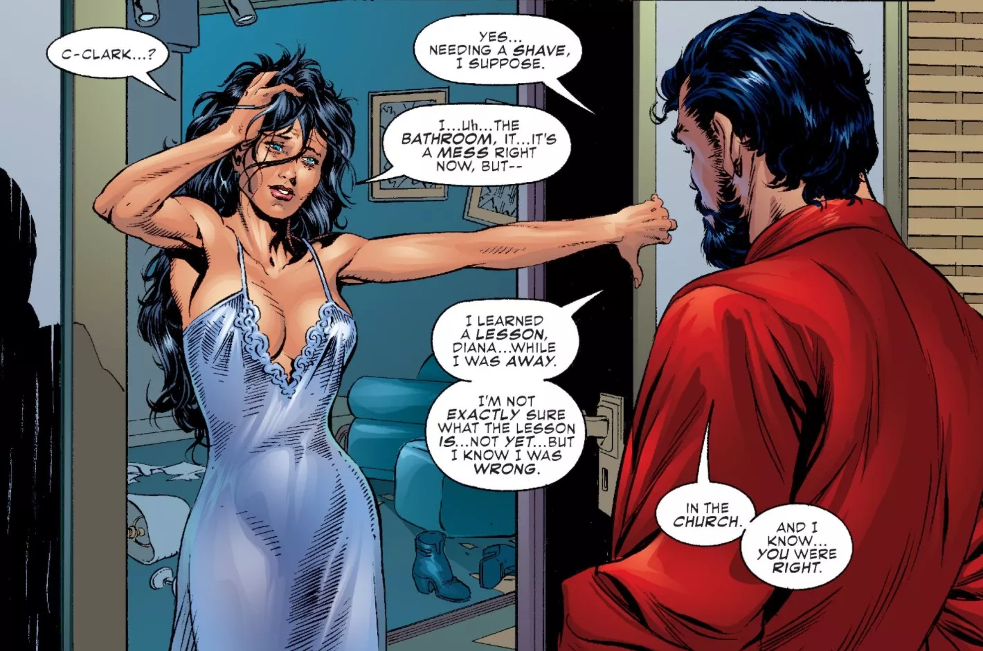 Diana's Lingerie [JLA: Act of God #3]