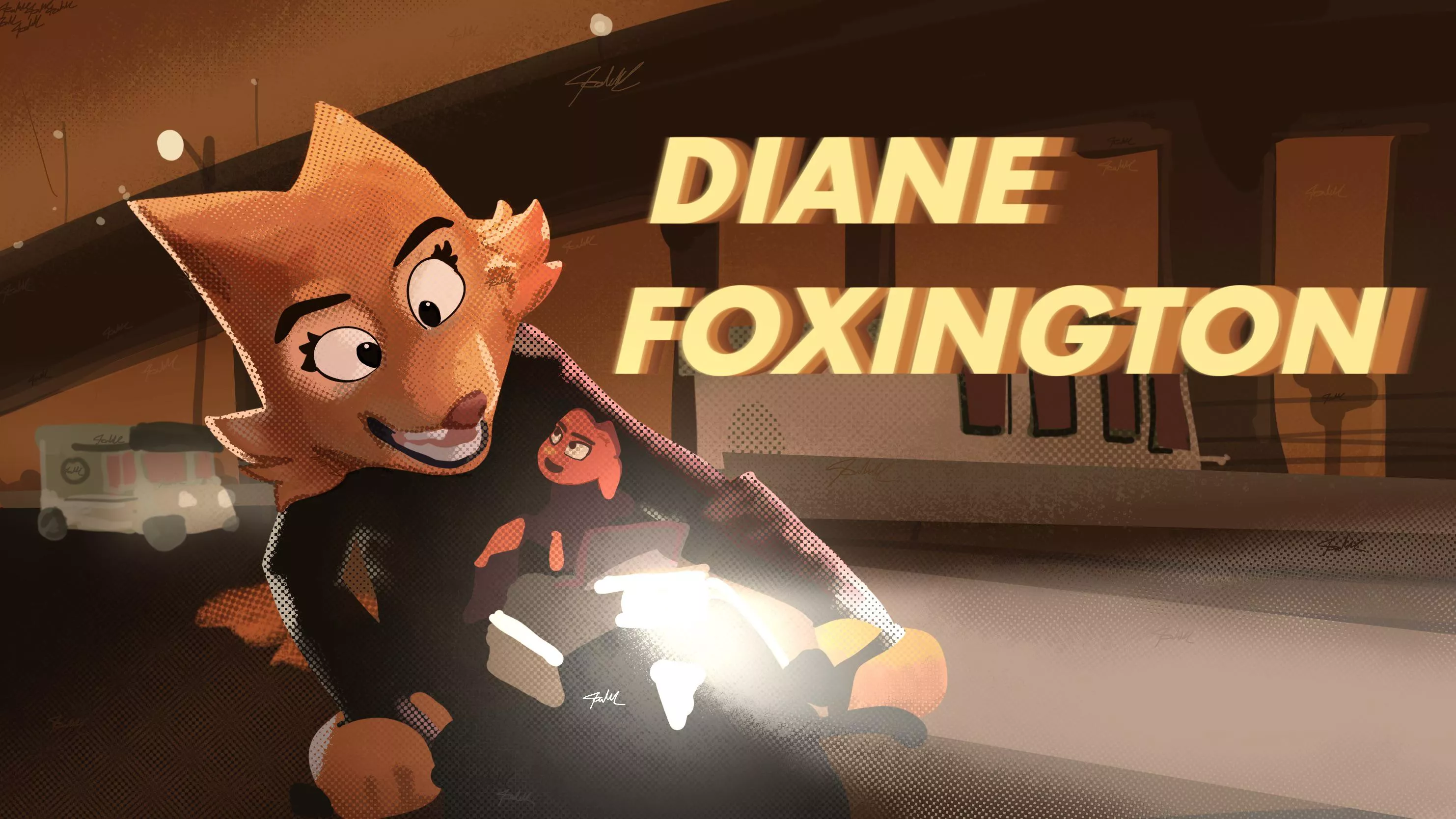 Diane Foxington - (art by me)