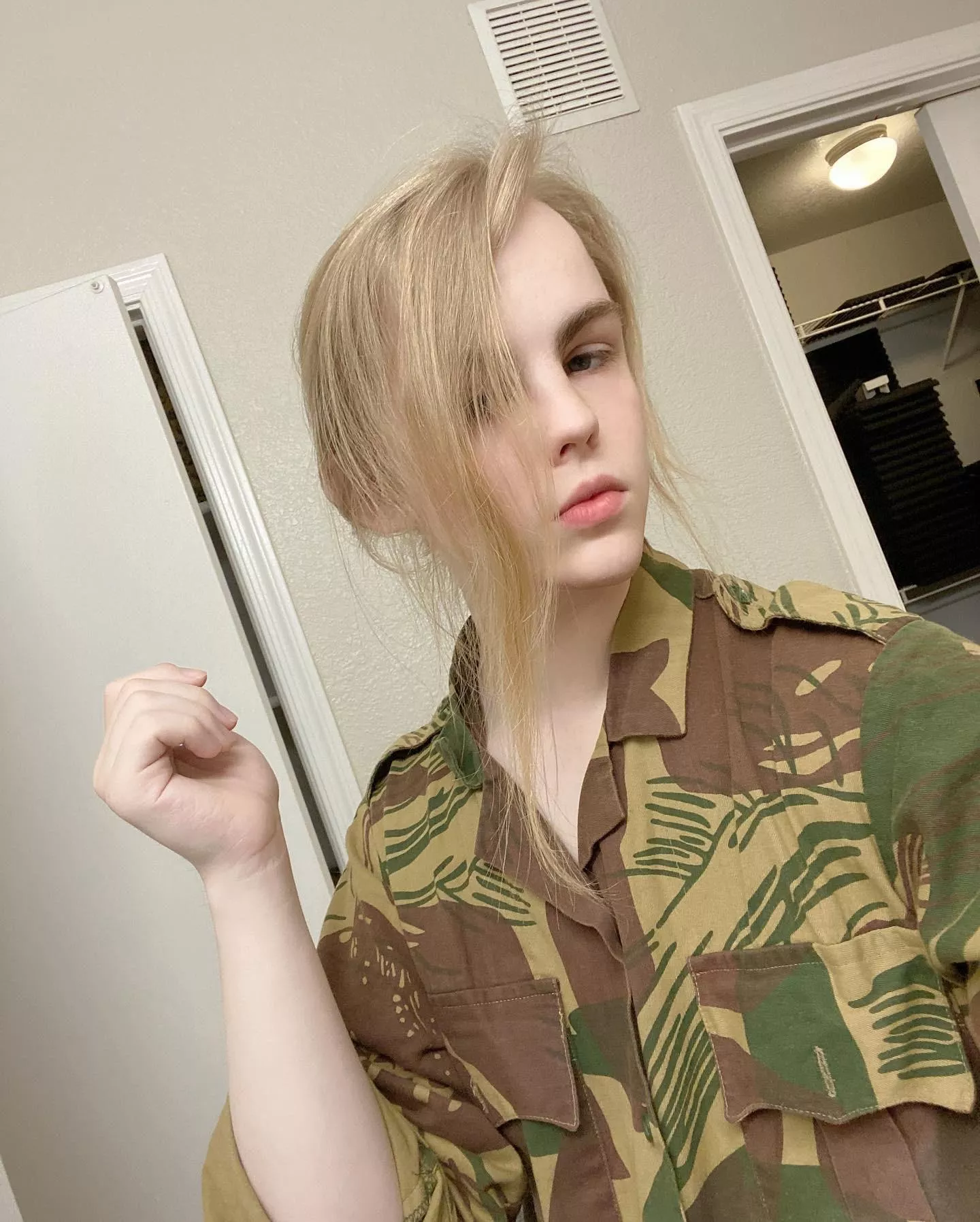 Did a ponytail, what do y’all think? (Bonus if you can identify the camo)