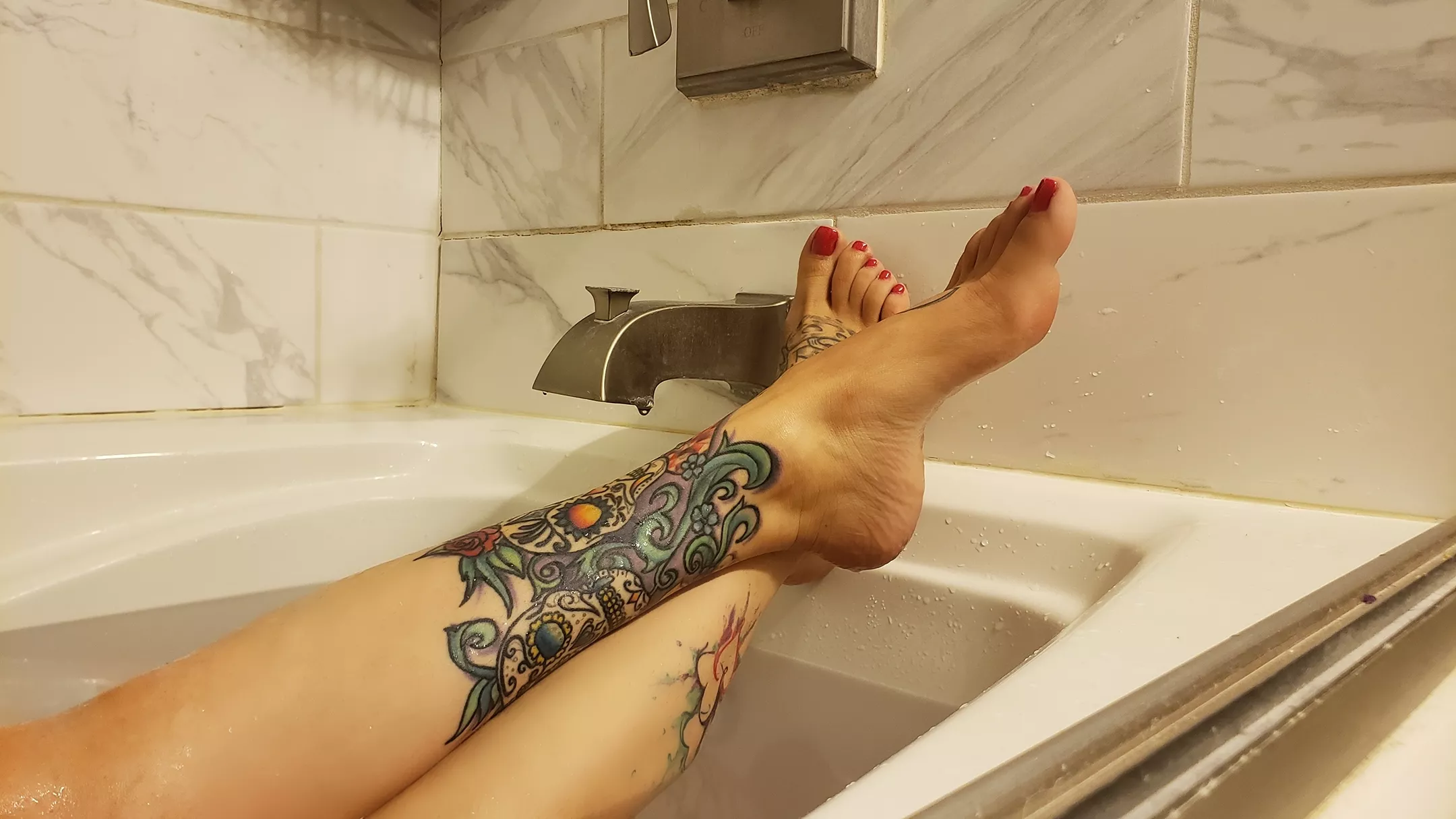 dirty girls need a hot bath...