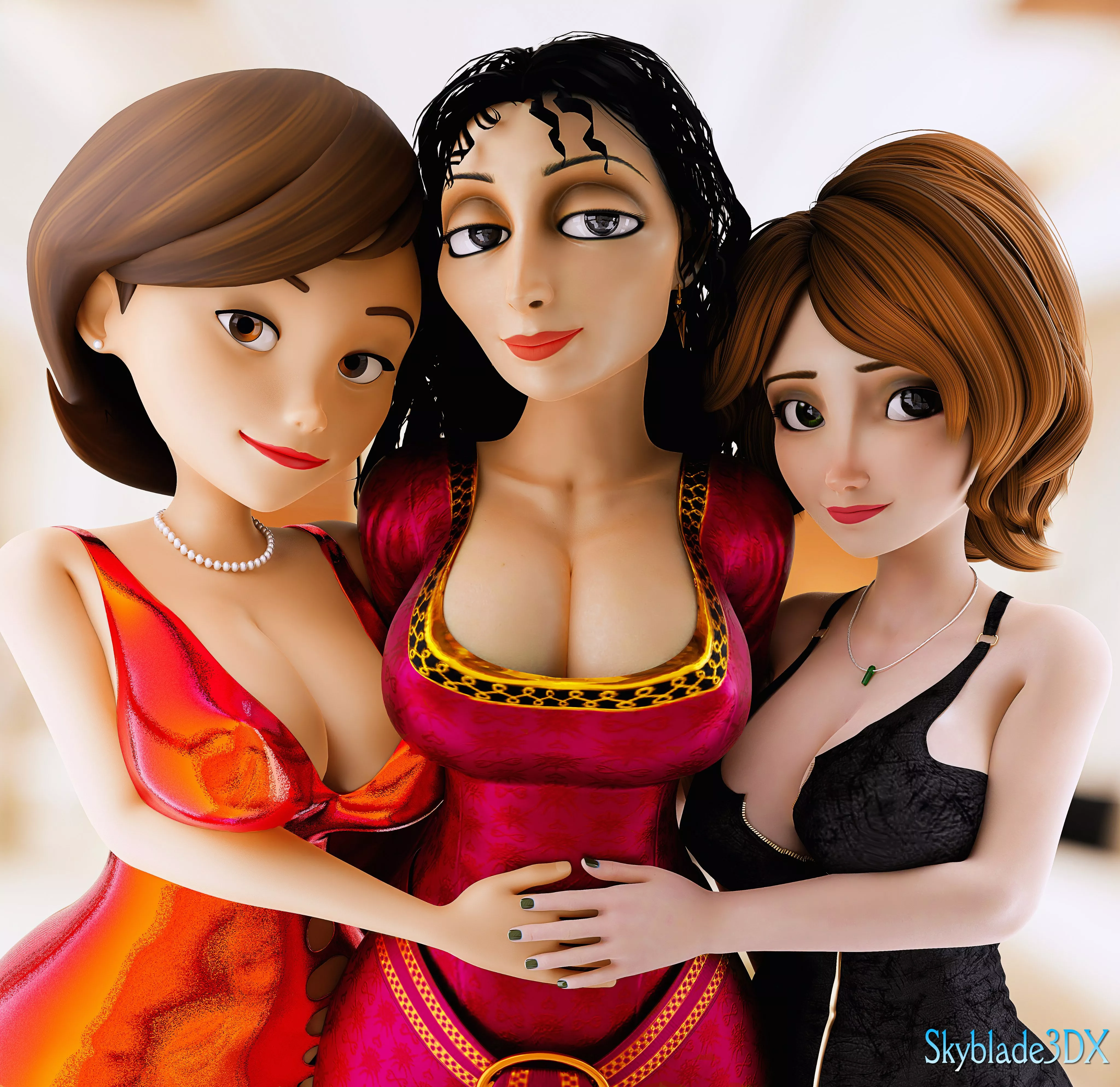 Disney milfs (Skyblade3D)