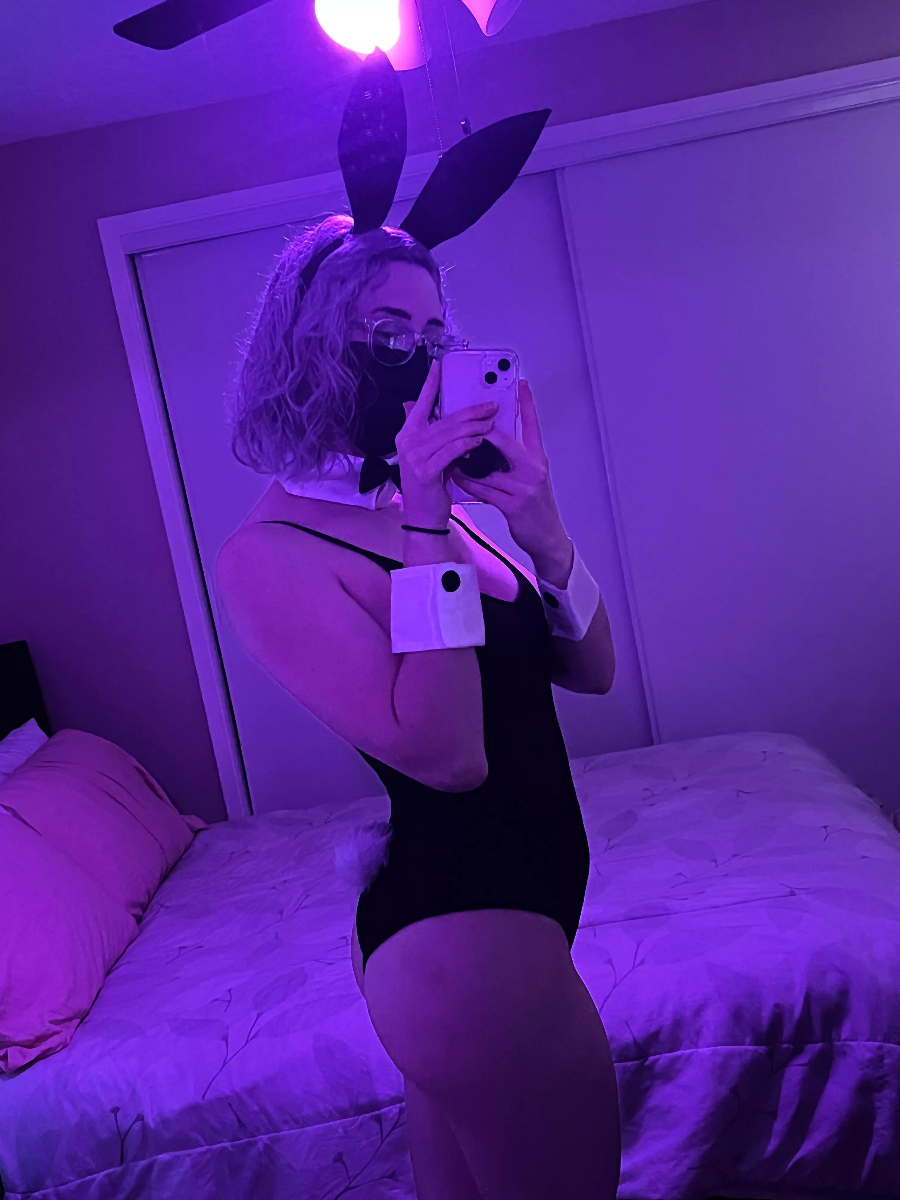 Do bunny girls usually have pastel purple hair?