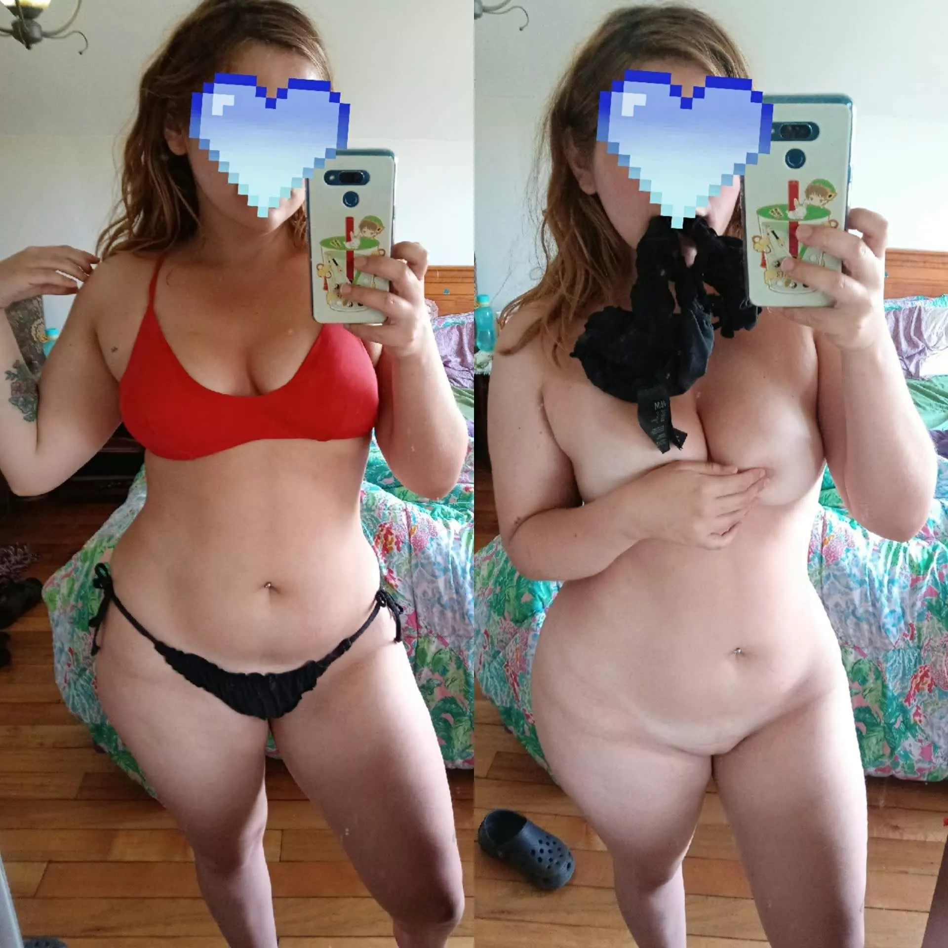 Do I look better in a bikini or naked?