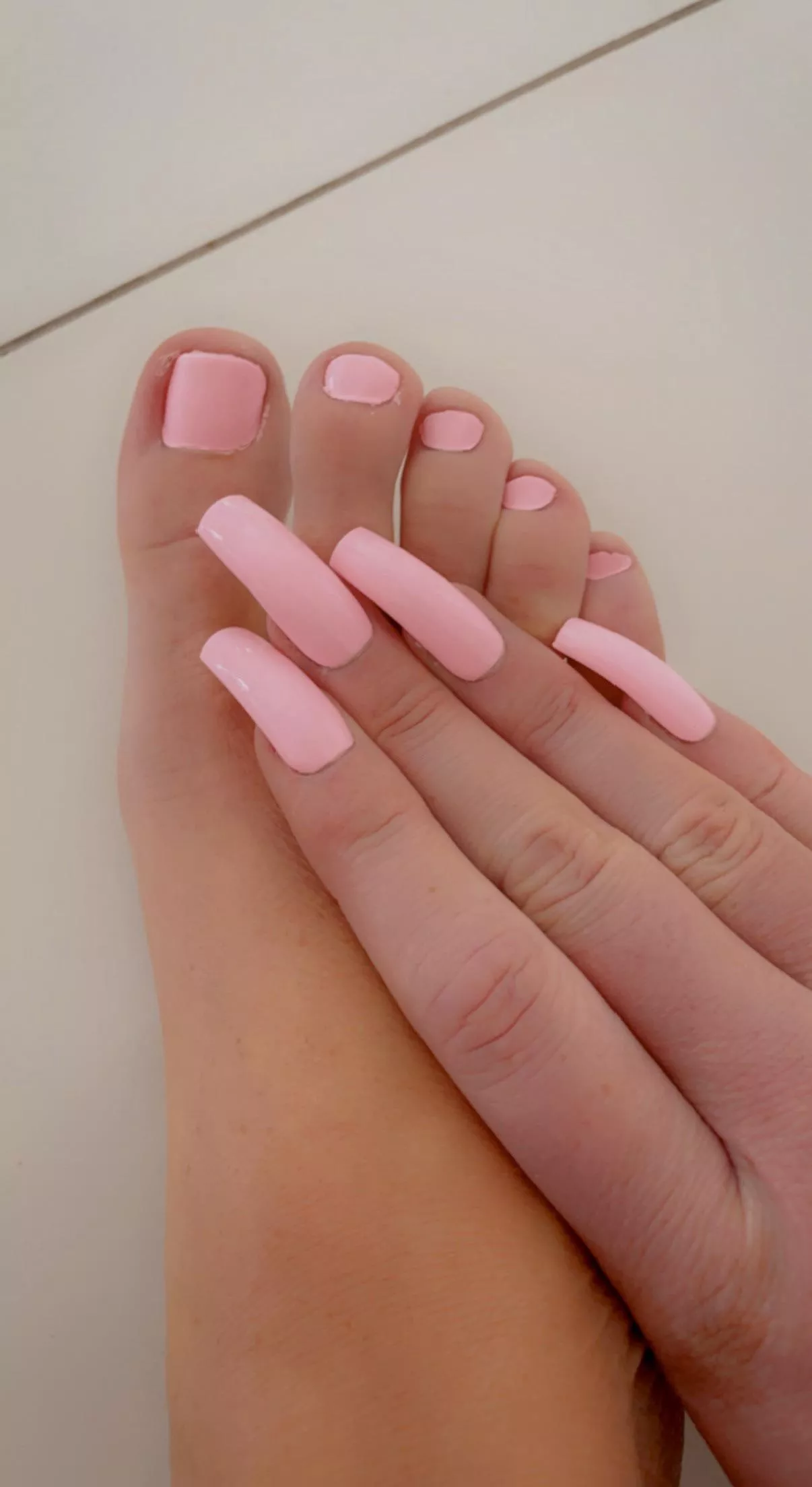 Do my baby pink toes turn you on?