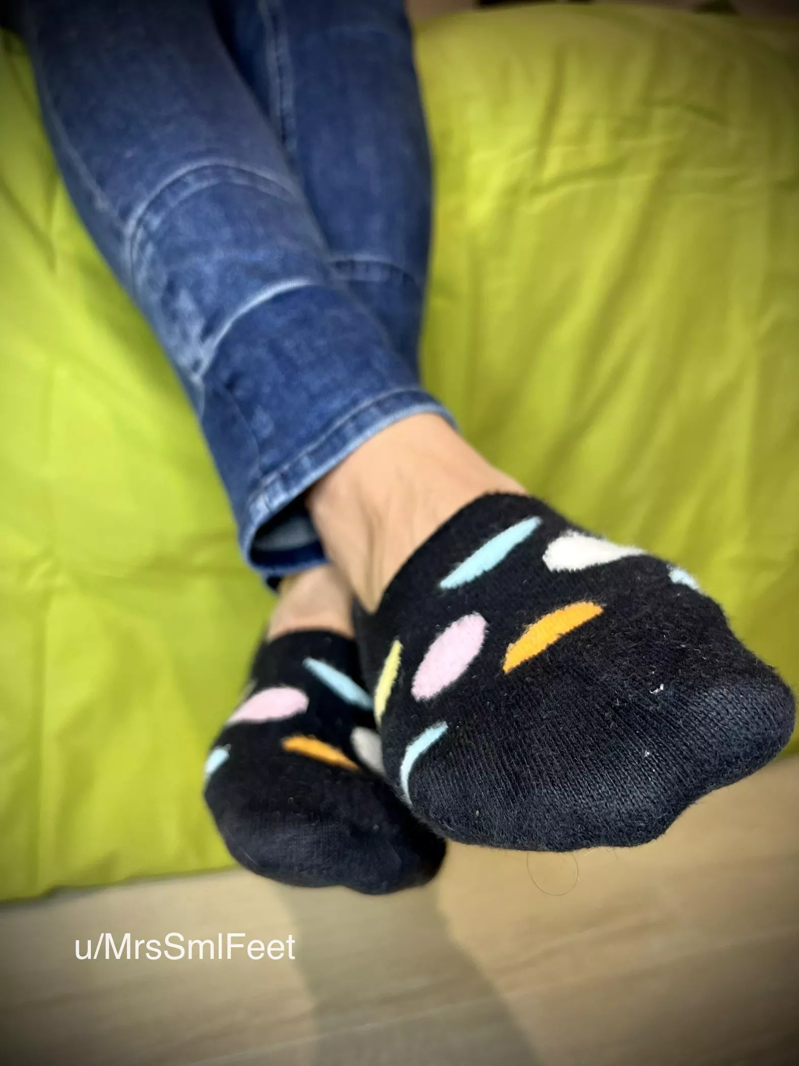 Do you like my new socks I picked up yesterday?