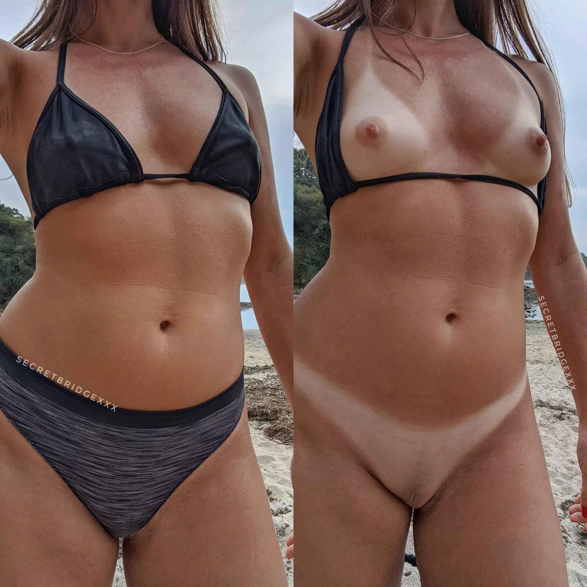 Do you like my real bikini or do you prefer my tan line bikini?