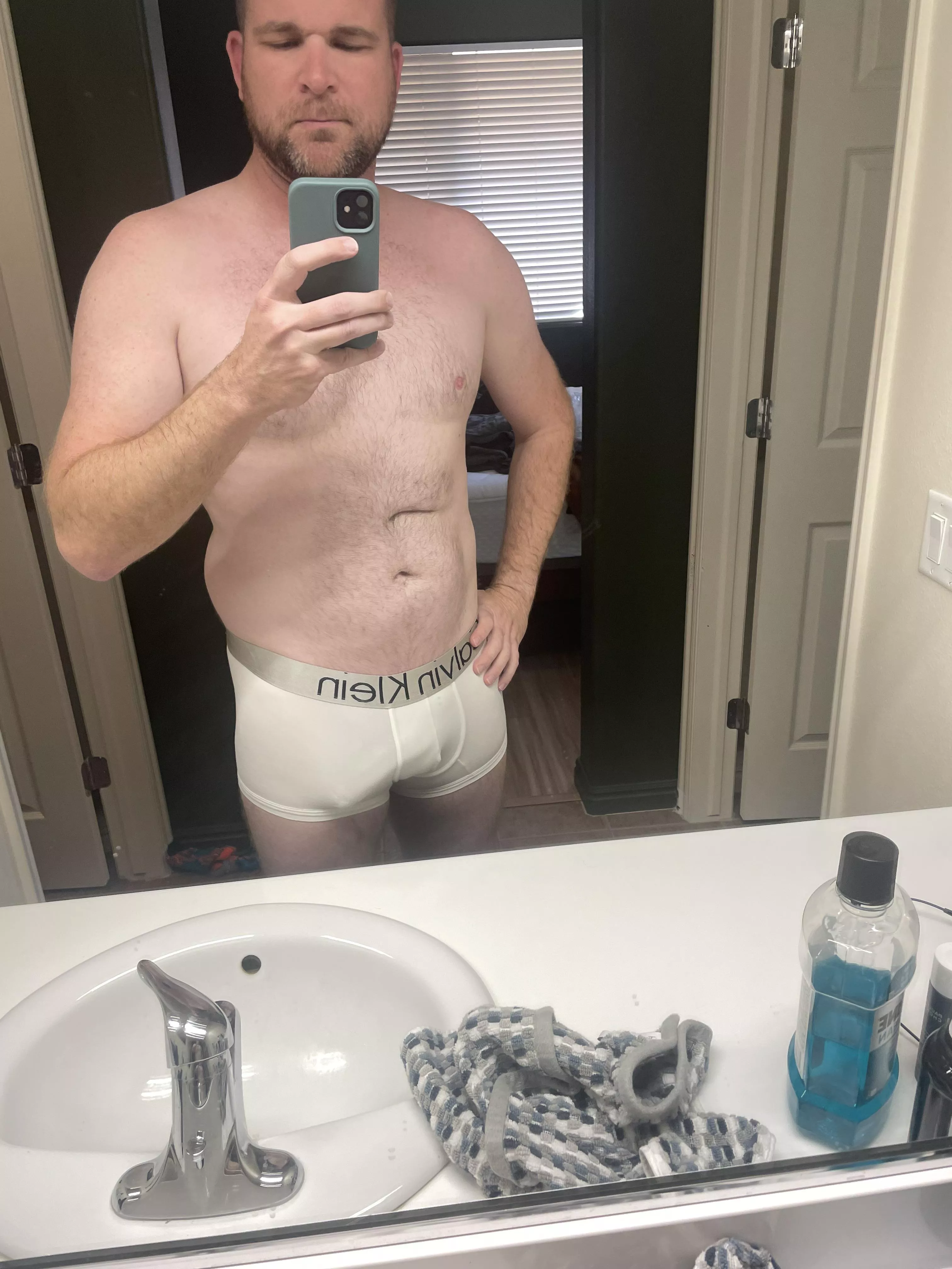 Do you like my white trunks? They’re some of my favorite. 39