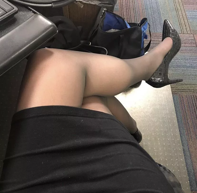 Do you like my work heels?