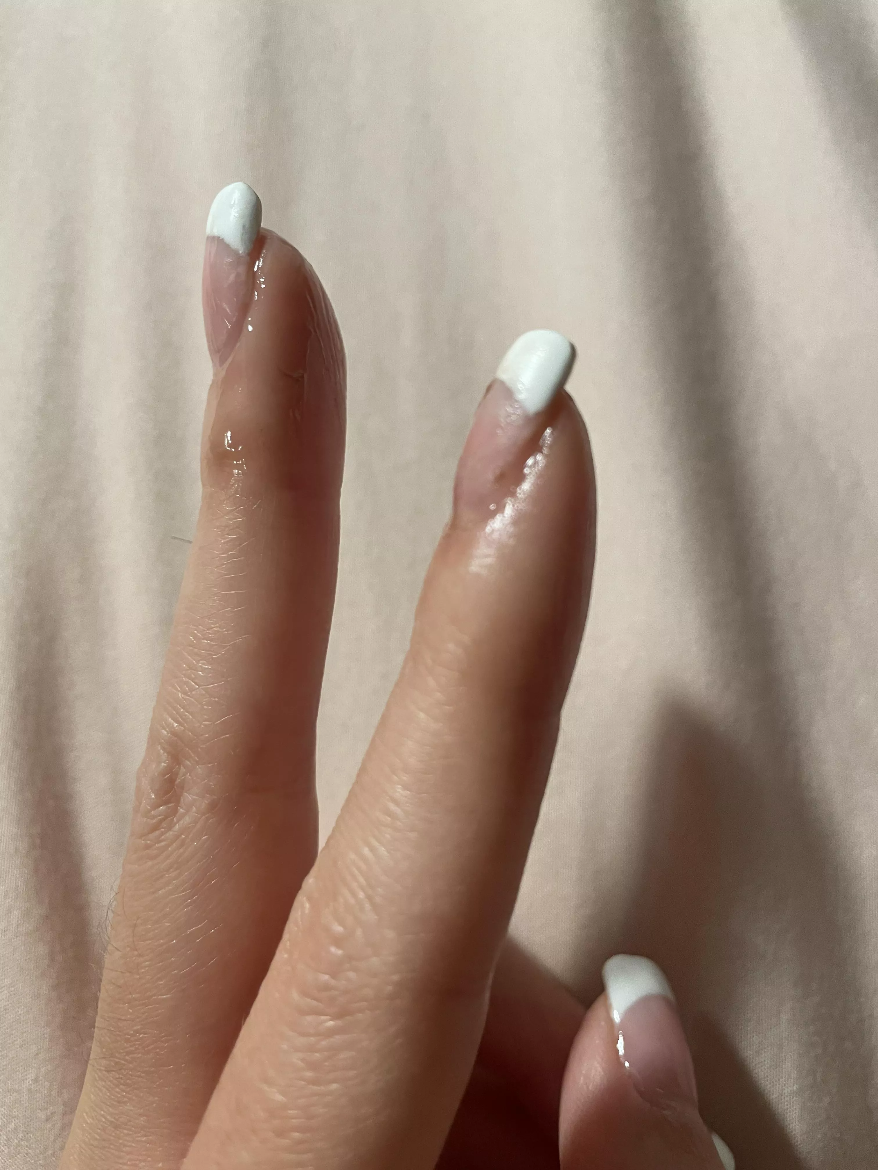 Do you nails that are wet from pussy juice?