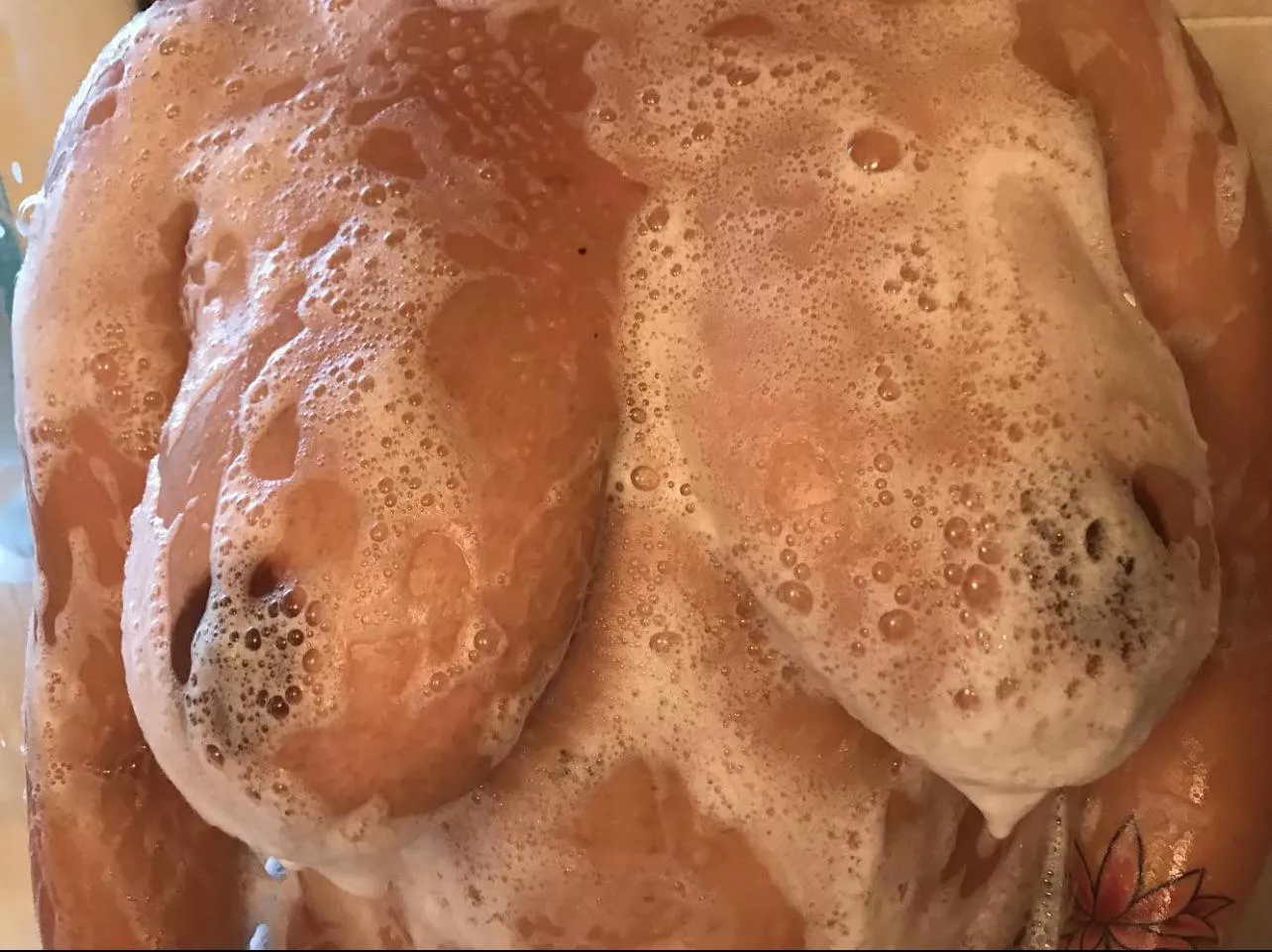 Dominican wife’s big soapy titties