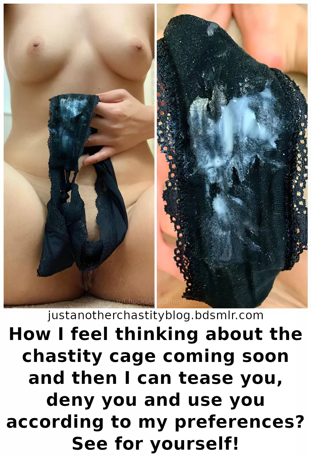 Don't think that it could only be exciting for you if you think of chastity, teasing and denial!