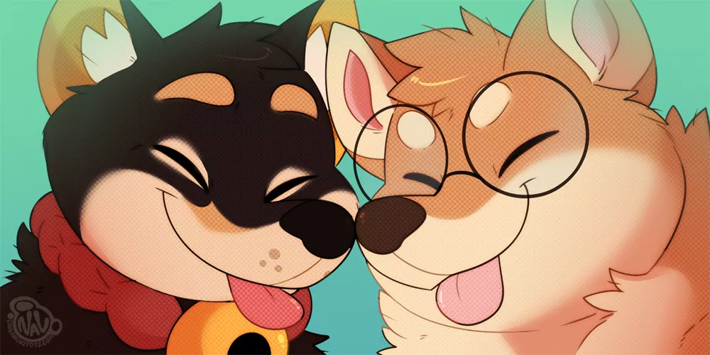 Double Shibe Blep [NowandLater]