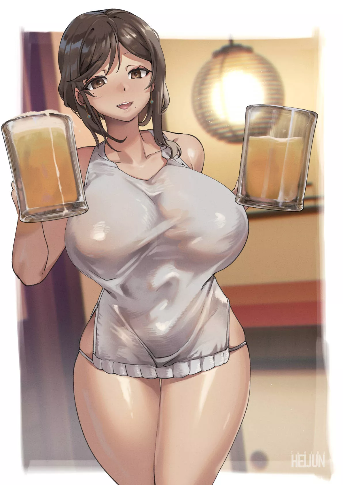 Drinking with MILF (Tamada Heijun)