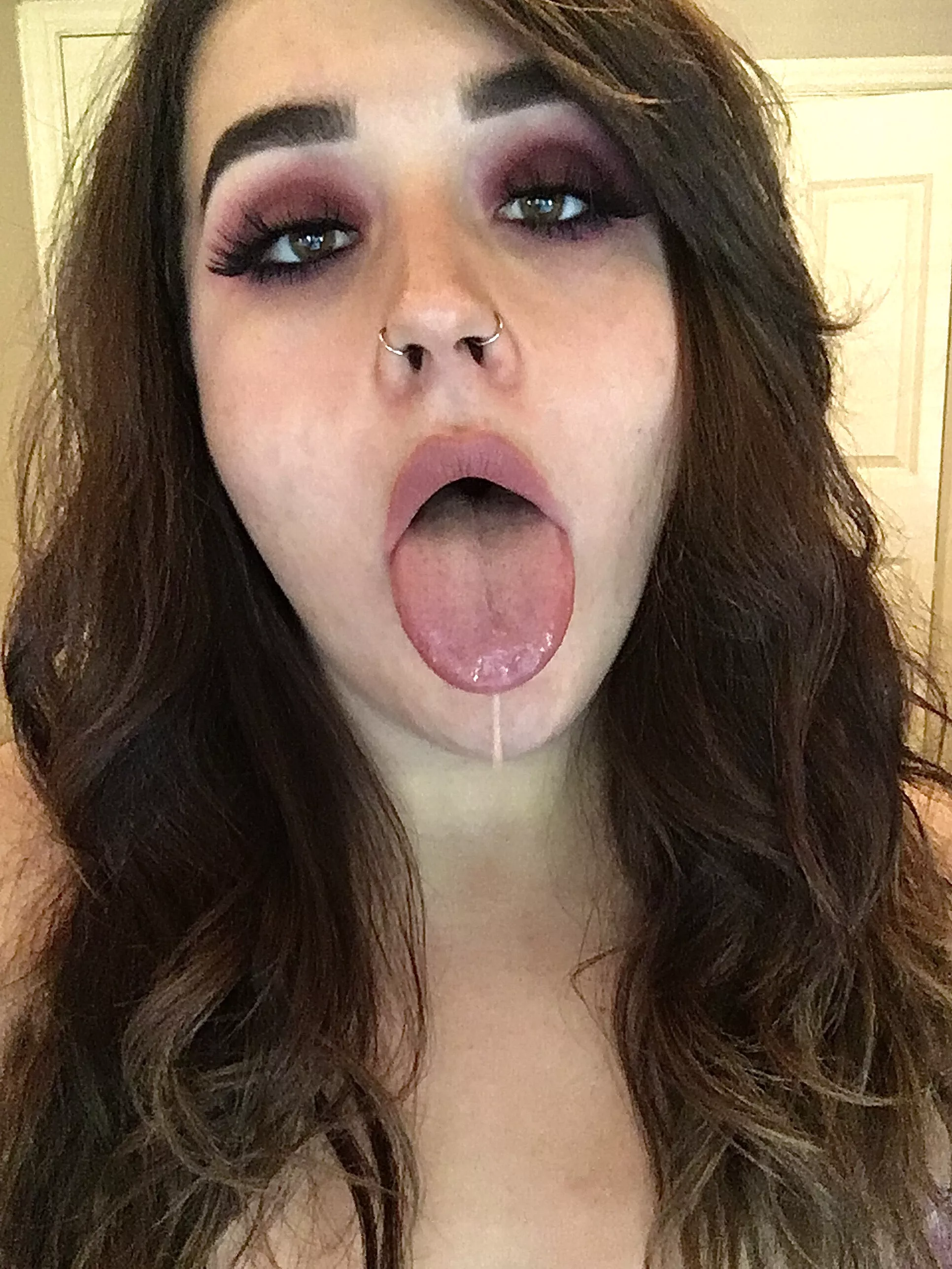 Drooling ajd ready for y9ur cum â€¦ (OC)