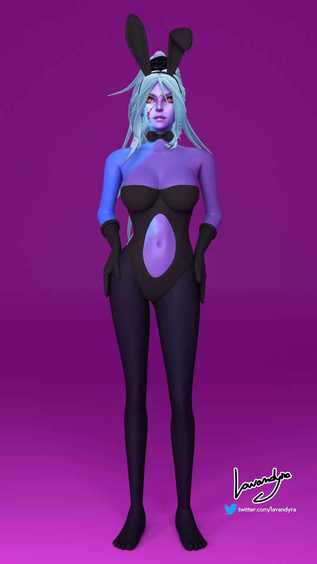 Drow Ranger Arcana Bunny (Lavandyra)