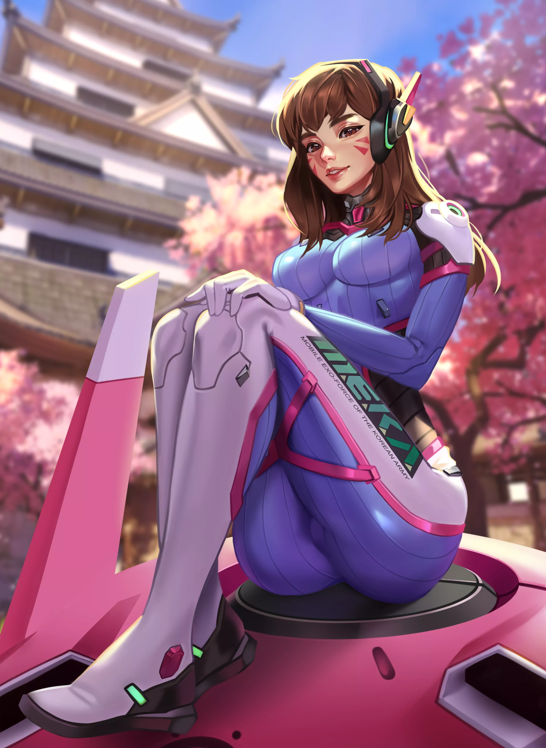 D.va In Hanamura (Kokonattsu) [Overwatch]