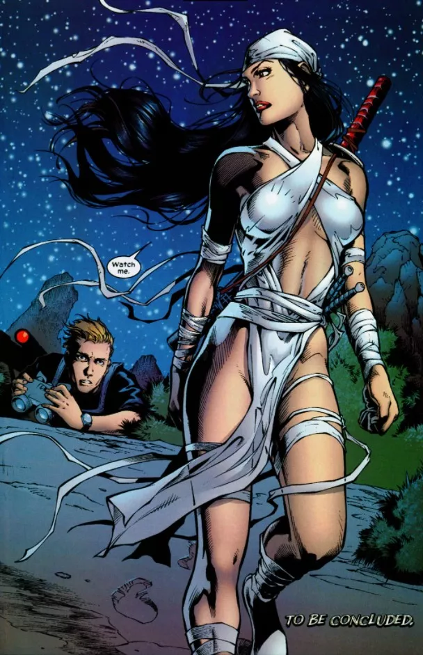 Elektra's White Outfit [Elektra (2001) #21]