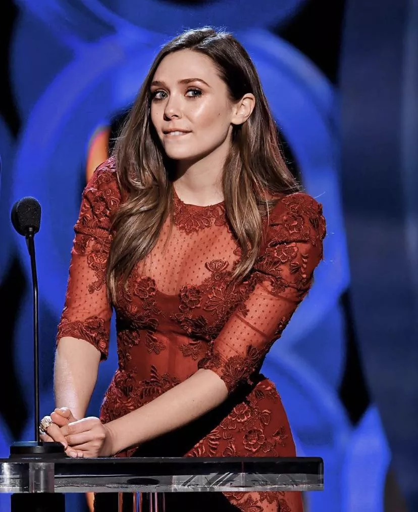 Elizabeth Olsen got me horny as fuck! Edging for hours and getting close! Make me explode for this goddess