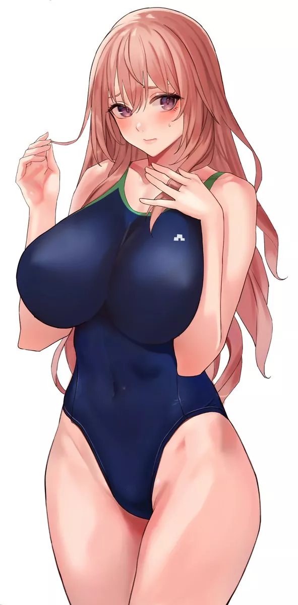 Embarrassed How Big Their Breasts Are In This Swimsuit (Sawatari Kazuma) [Original]