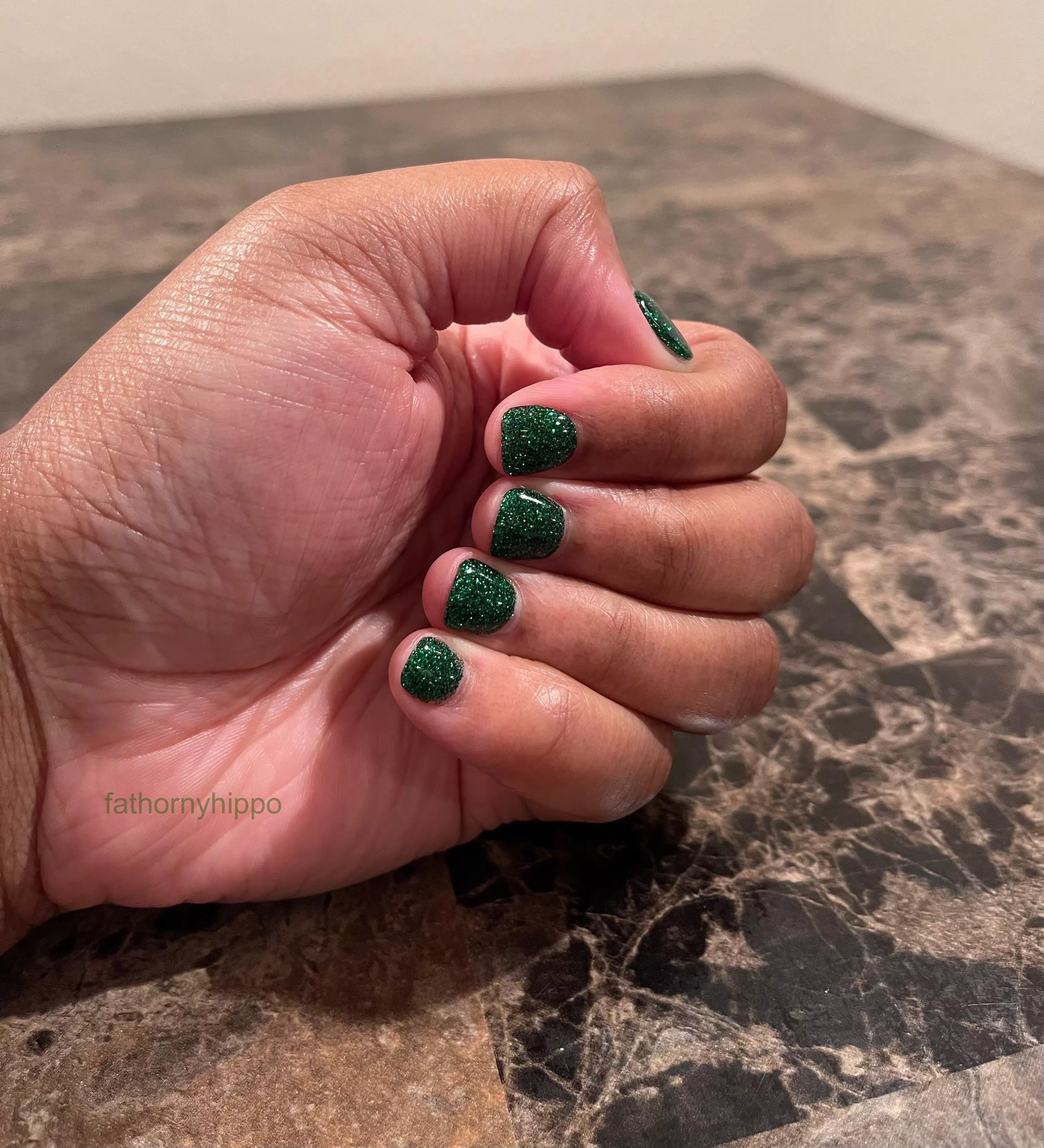 Emerald nails for St. Patrickâ€™s Day ðŸ’š