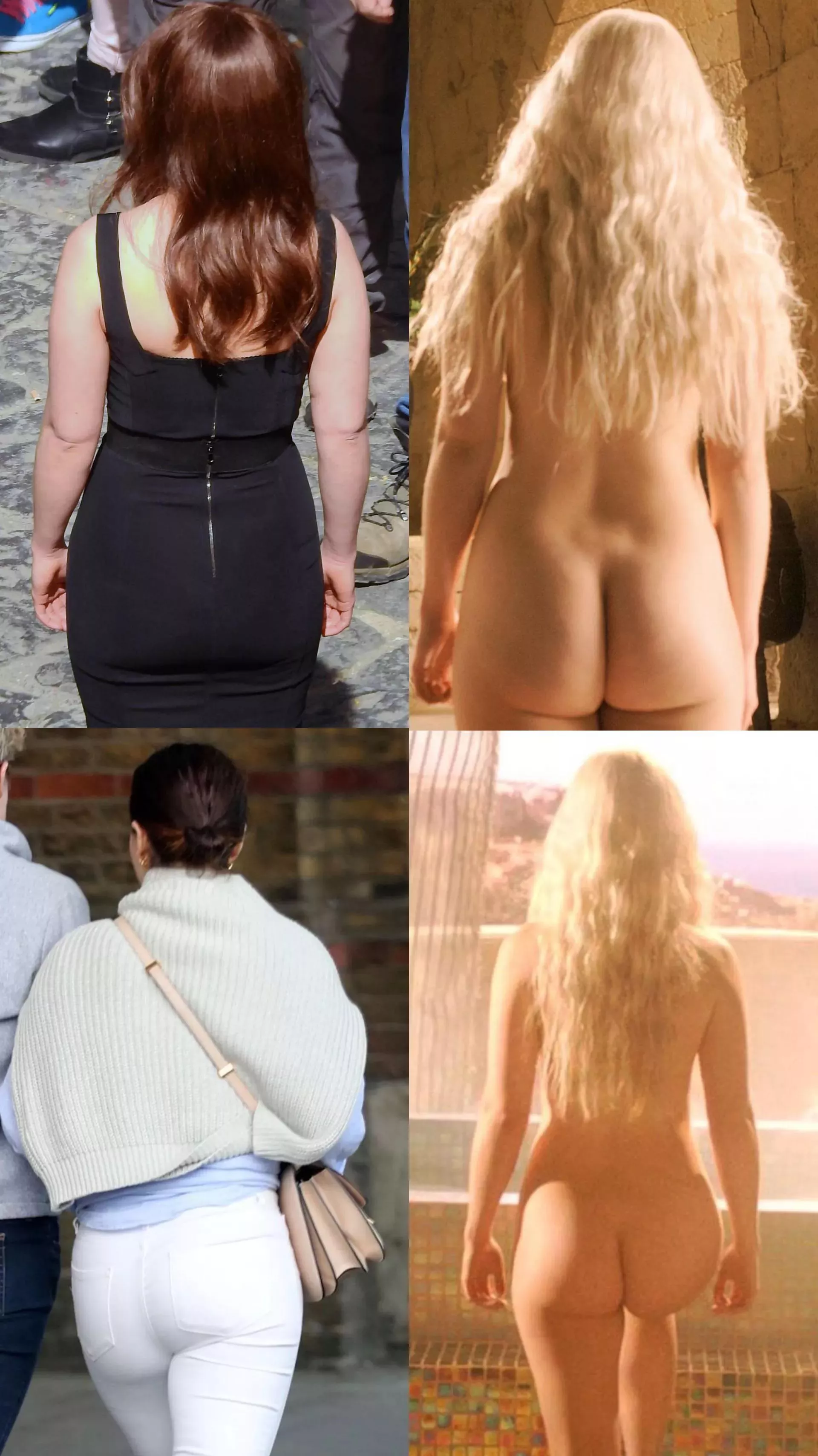 Emilia Clarke’s Ass on/off