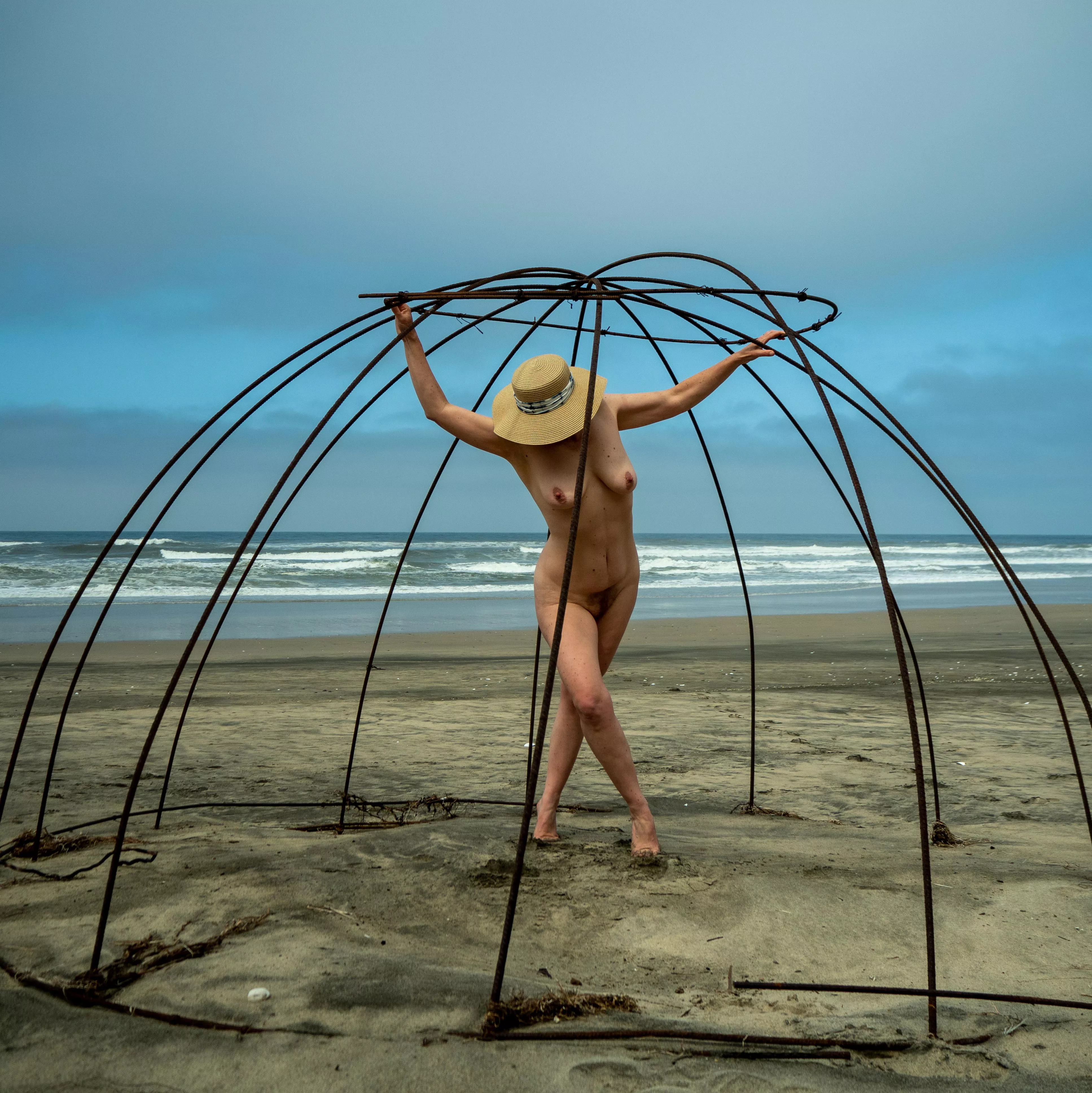 Encountered this Structure on the Beach 🌊 (couple more in comments)