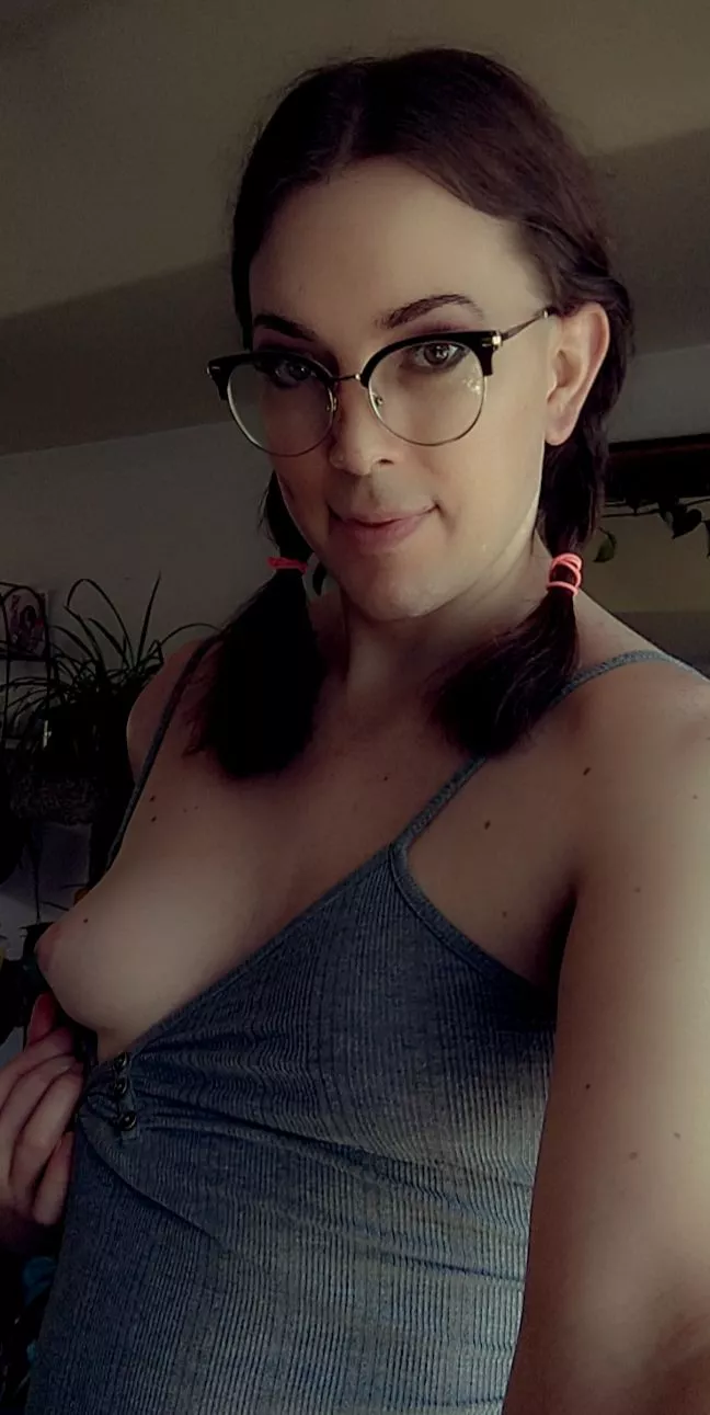 Enjoy some free titties, courtesy of 3+ years of HRT! (Hang in there baby trans friends! I used to look like a burly dude, you'll get to where you want to be in time!)