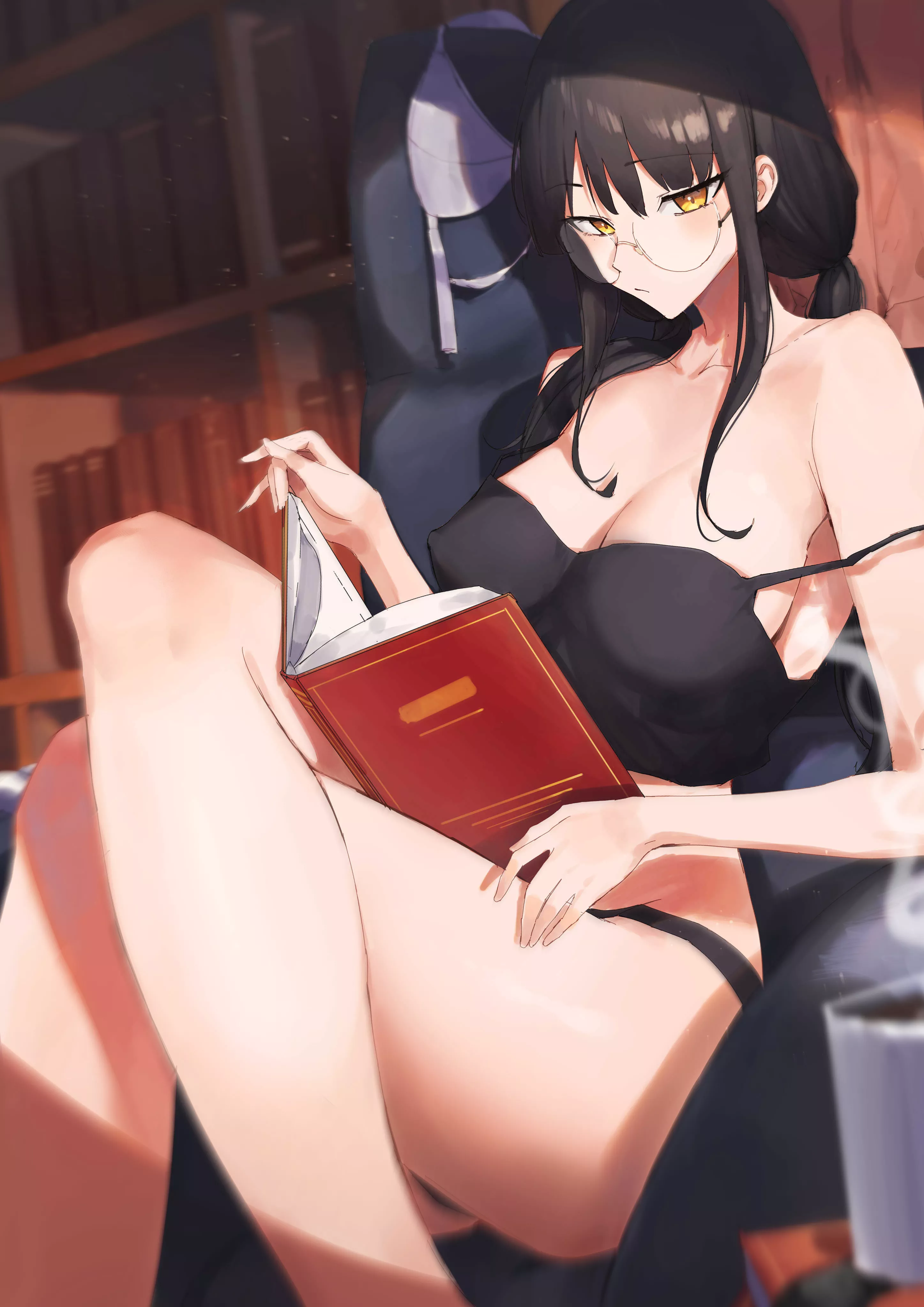 Enjoying a nice book [Artist Original]