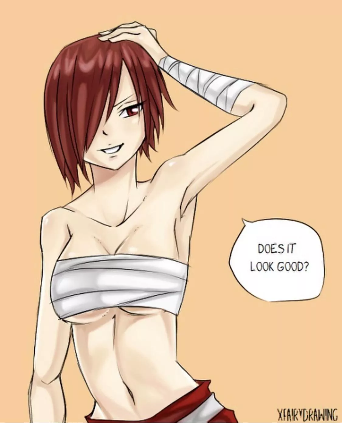 Erza short hair