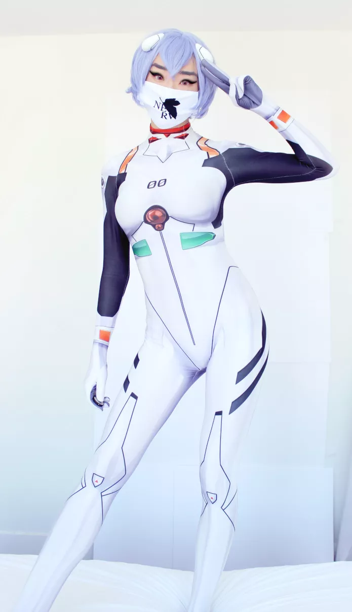 Evangelion Rei Cosplay by celinechats