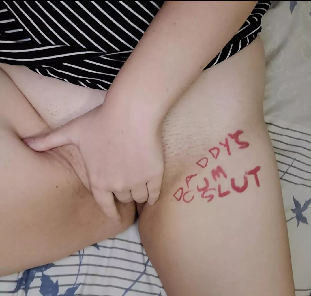 [F] A little graffiti for Daddy ðŸ’–